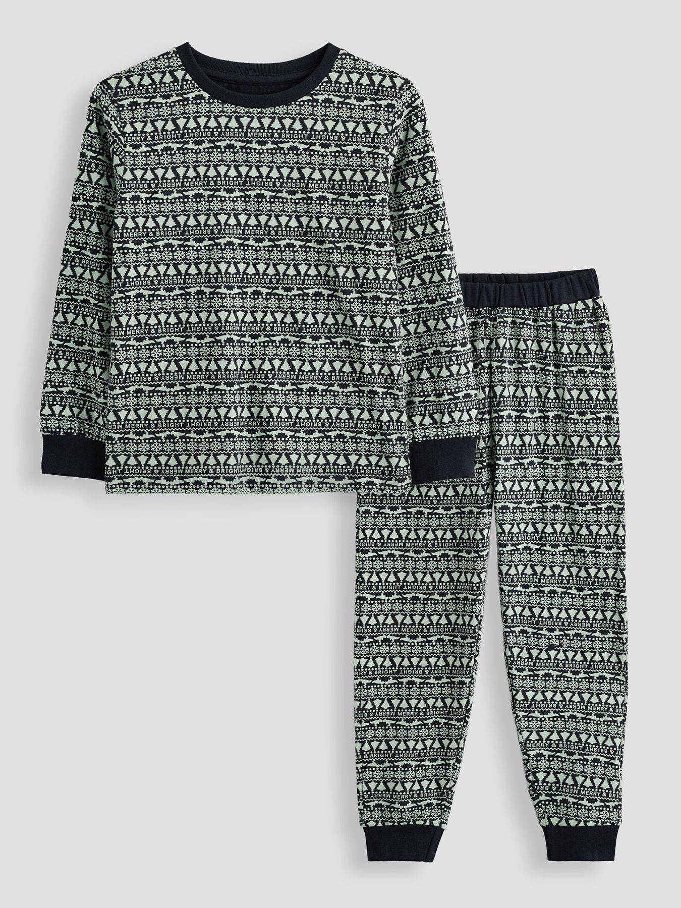 The Very Collection Boys Christmas Fairisle Pyjamas - Multi