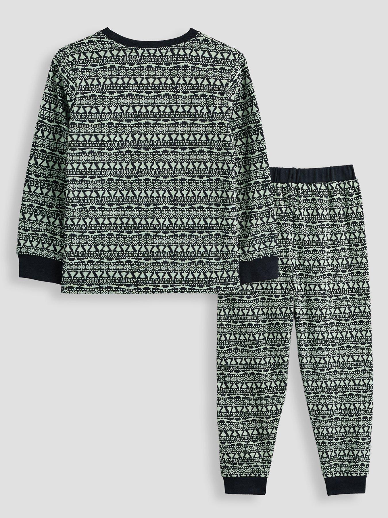 Image 2 of 6 of The Very Collection Boys Christmas Fairisle Pyjamas - Multi