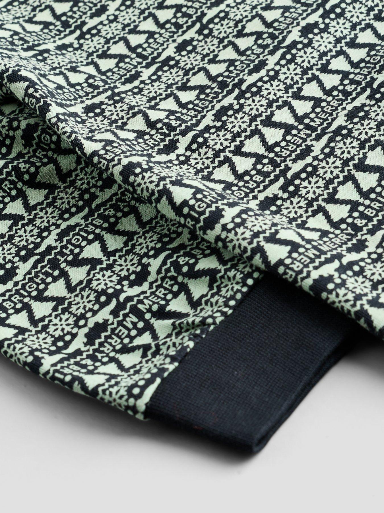 Image 5 of 6 of The Very Collection Boys Christmas Fairisle Pyjamas - Multi