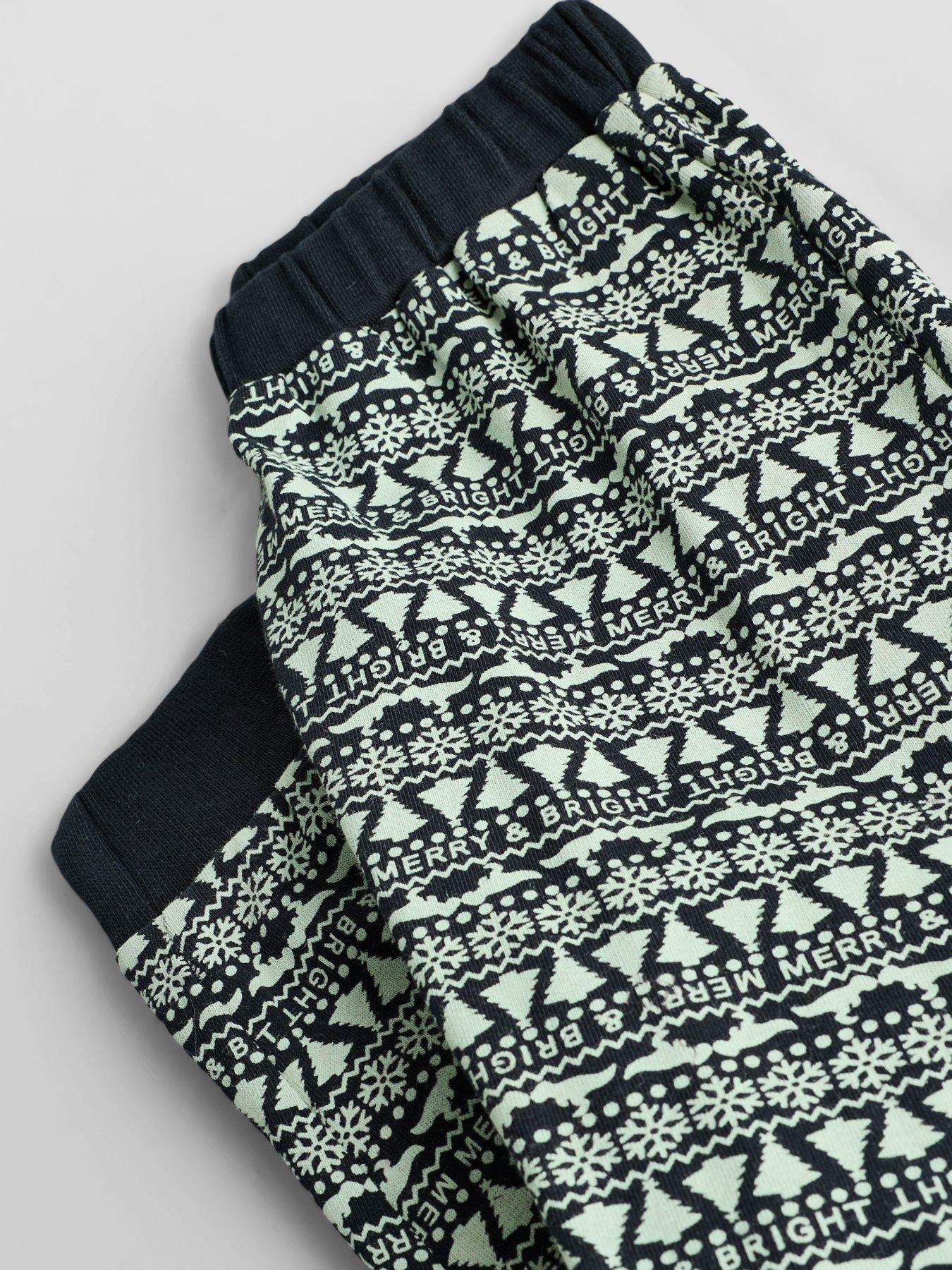 Image 6 of 6 of The Very Collection Boys Christmas Fairisle Pyjamas - Multi