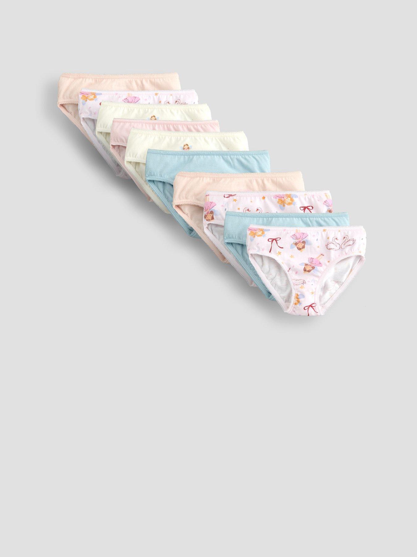 The Very Collection Toddler Girl 10 Pack Fairy Print Briefs - Multi