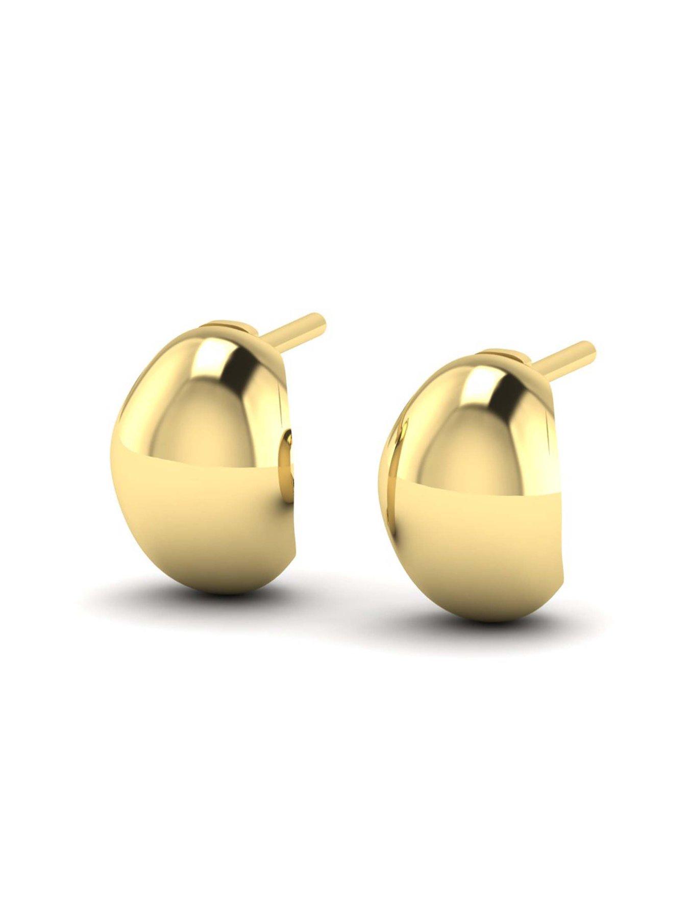 Image 2 of 6 of Kleora KLEORA ODYSSEY Modern Electrum Half Hoop Earrings