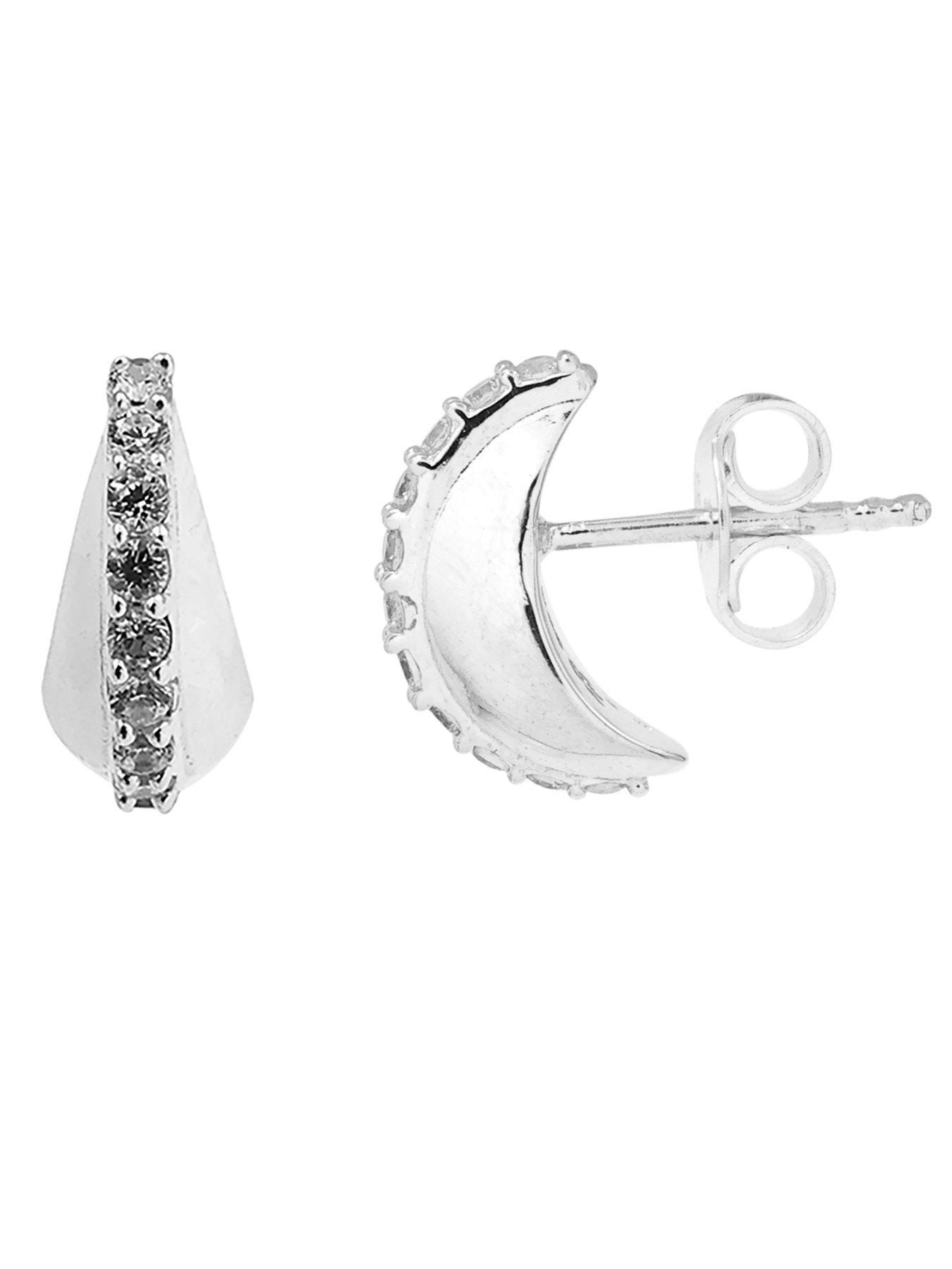 the-edit-hs-edit-teardrop-sterling-silver-cubic-zirconia-chunky-drop-stud-earringsback