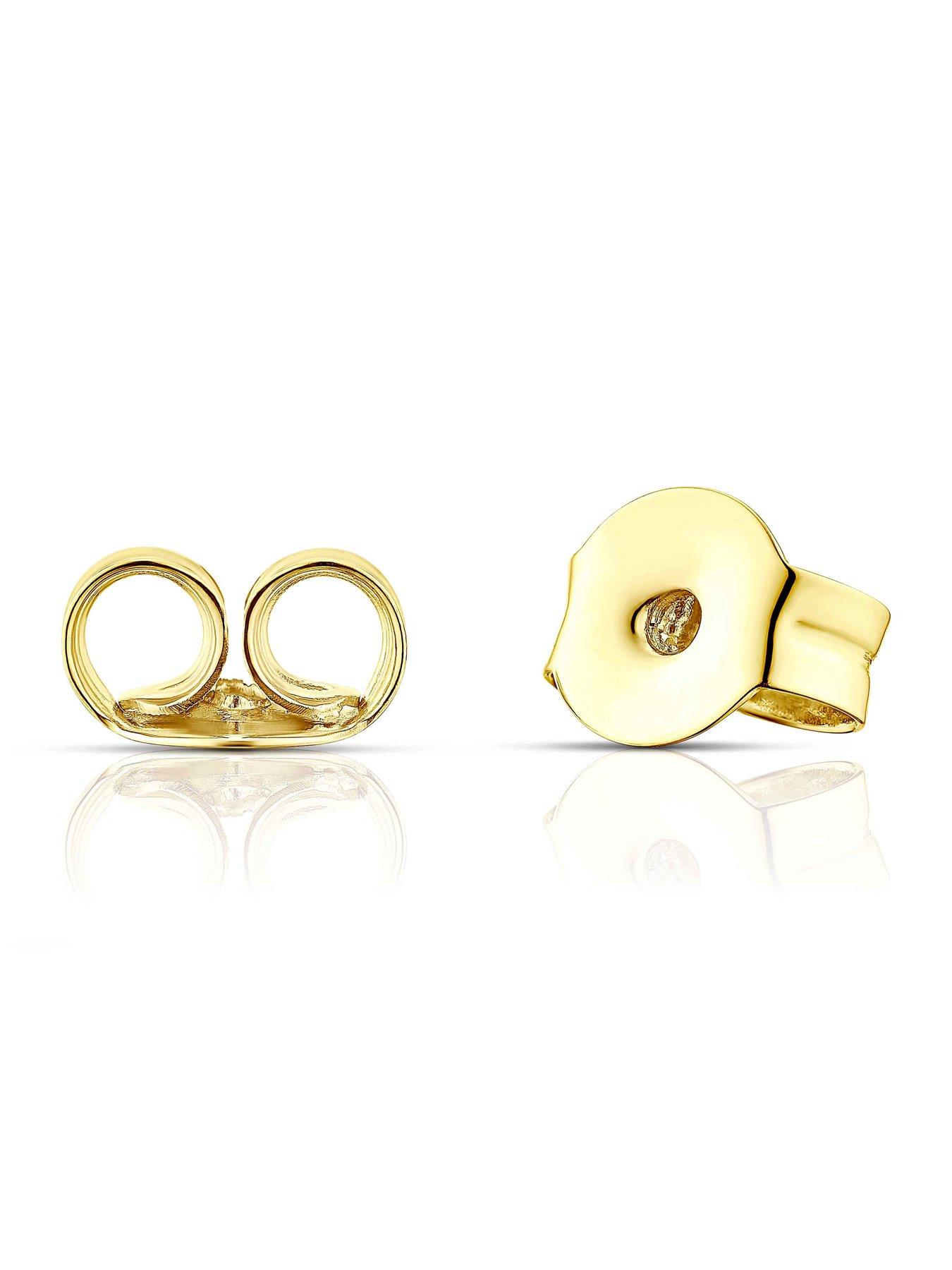 Image 2 of 2 of H. Samuel 9ct Yellow Gold 3mm Ball Stud Earrings