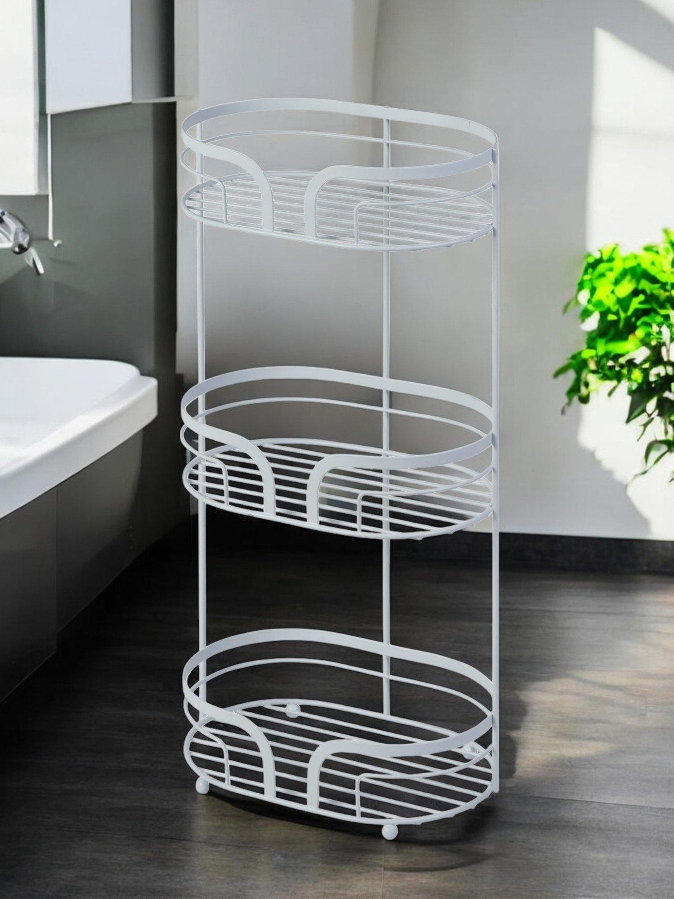 Showerdrape Dante Floor Caddy White