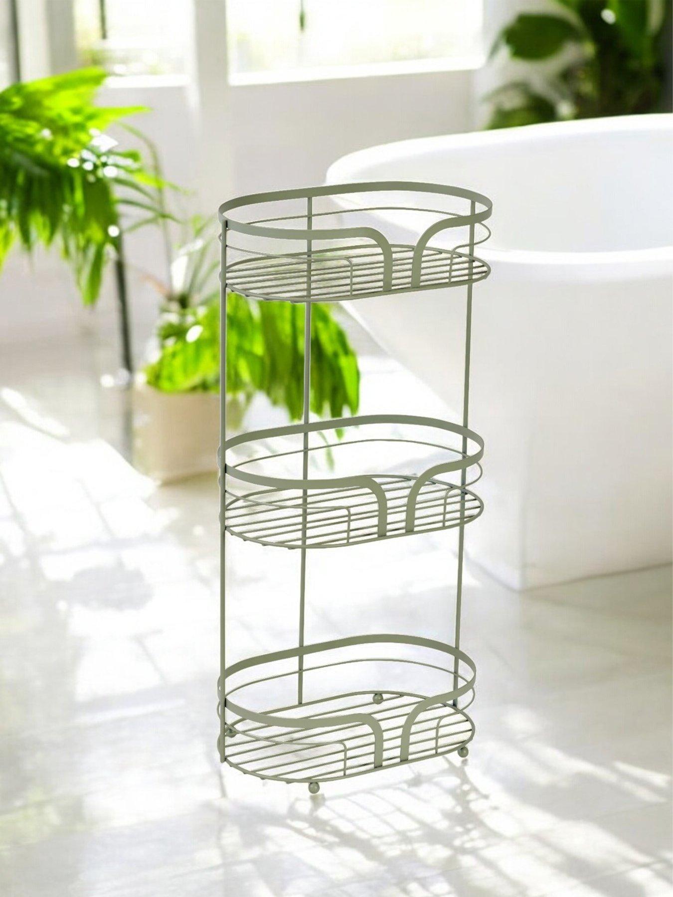 Image 1 of 3 of Showerdrape Dante Floor Caddy Sage