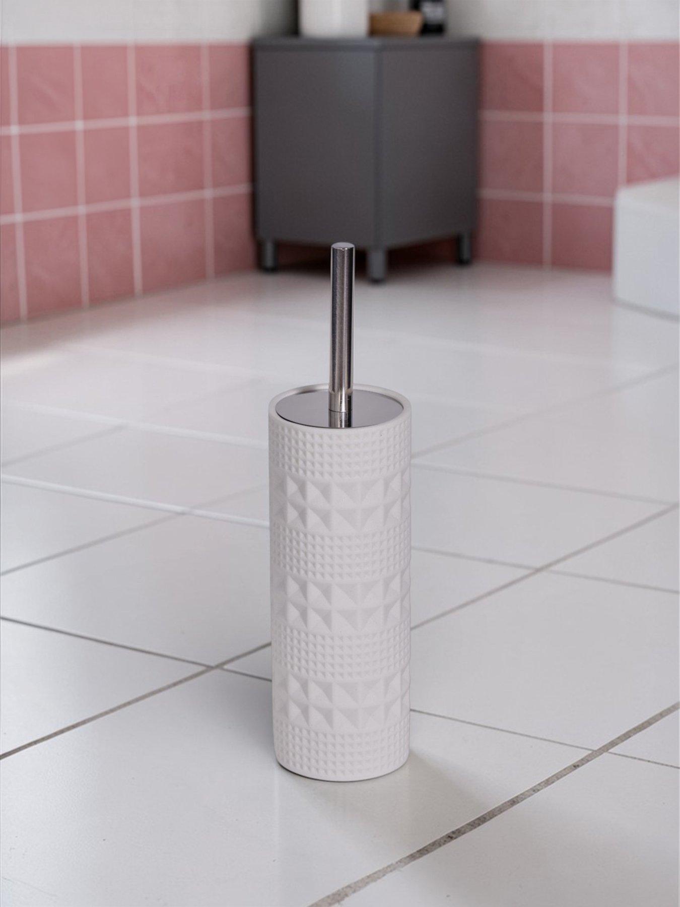 Image 3 of 7 of Showerdrape Maison Soft White Shimmer 4 Piece Bathroom Accessory Set