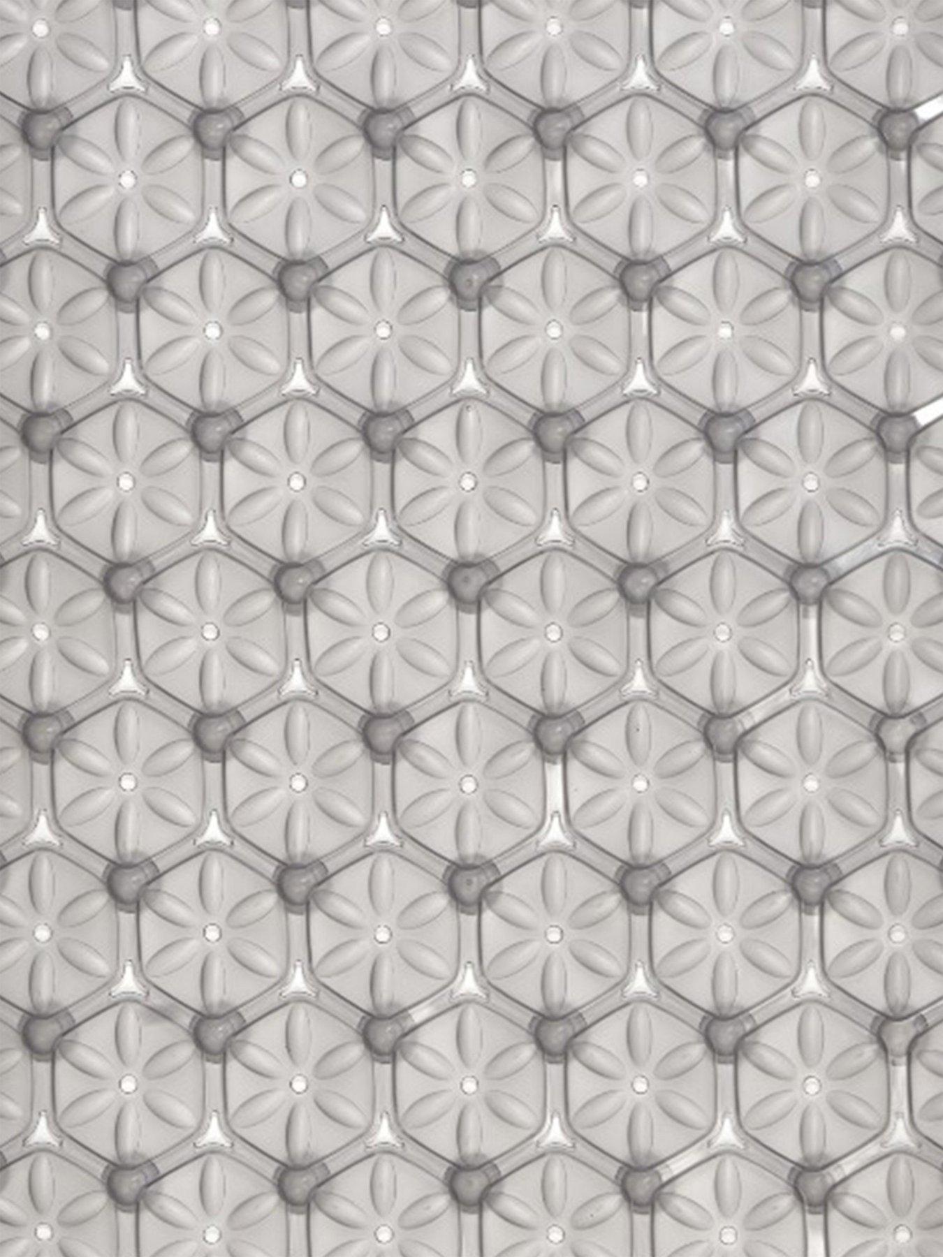 Image 4 of 4 of Showerdrape Laguna Anti Slip Grey Bath Mat