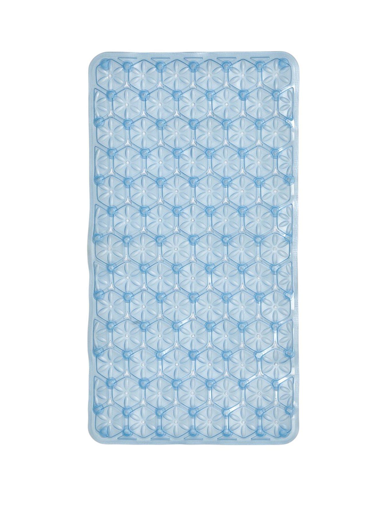 Showerdrape Laguna Bath Mat Blue