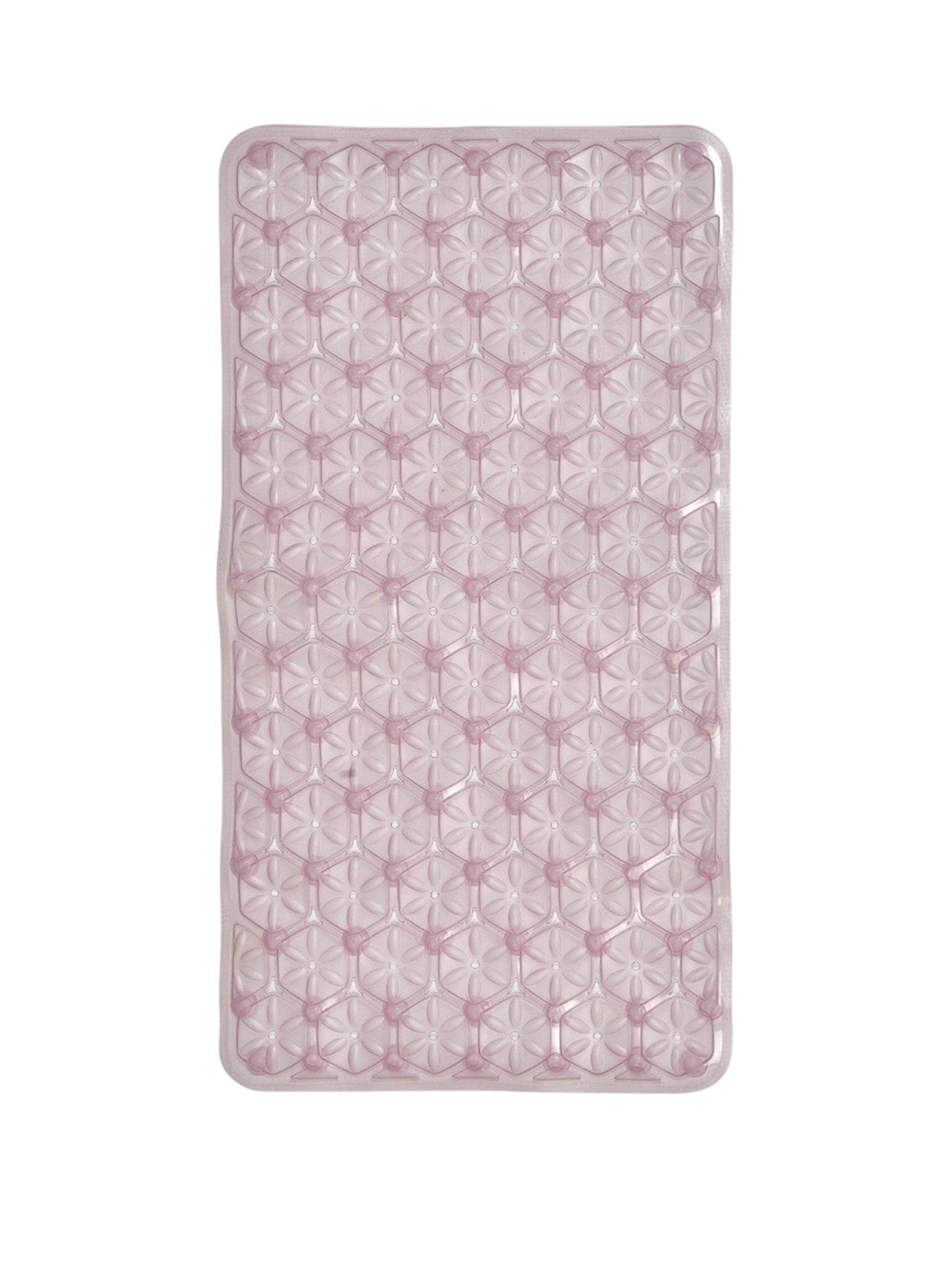 Image 1 of 4 of Showerdrape Laguna Anti Slip Pink Bath Mat