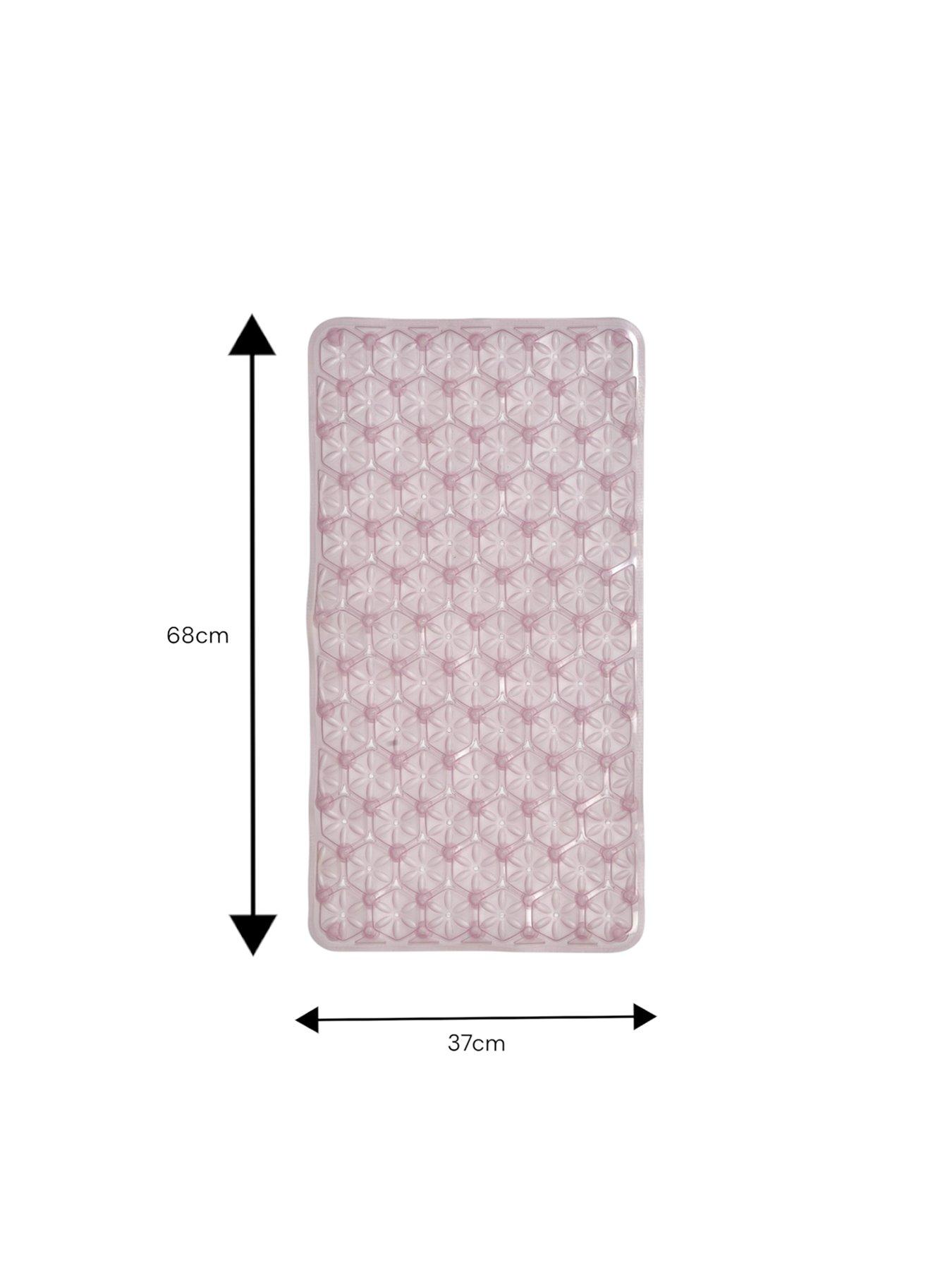 Image 3 of 4 of Showerdrape Laguna Anti Slip Pink Bath Mat