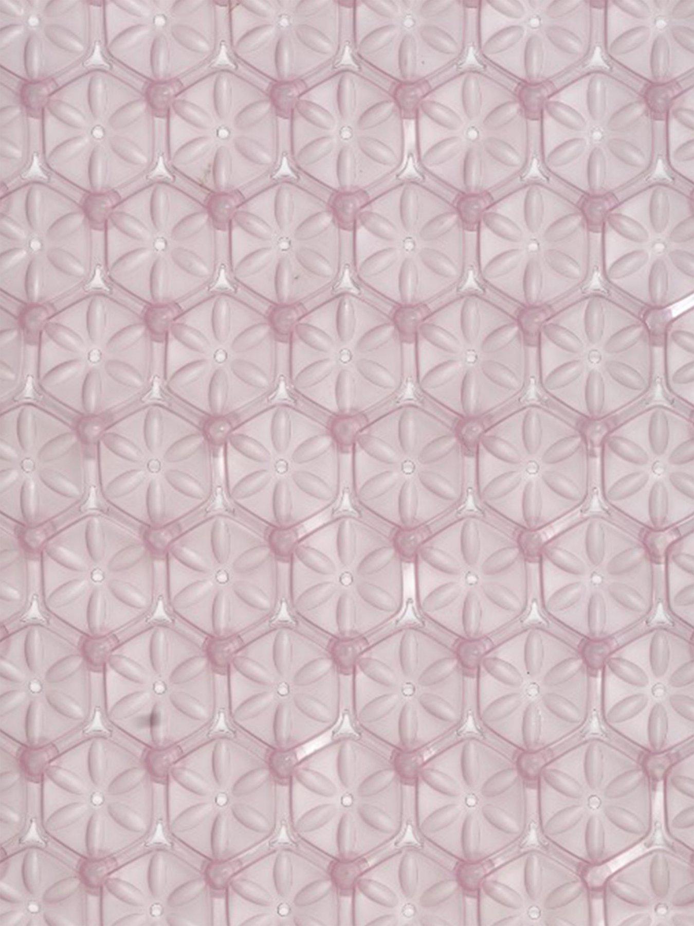 Image 4 of 4 of Showerdrape Laguna Anti Slip Pink Bath Mat