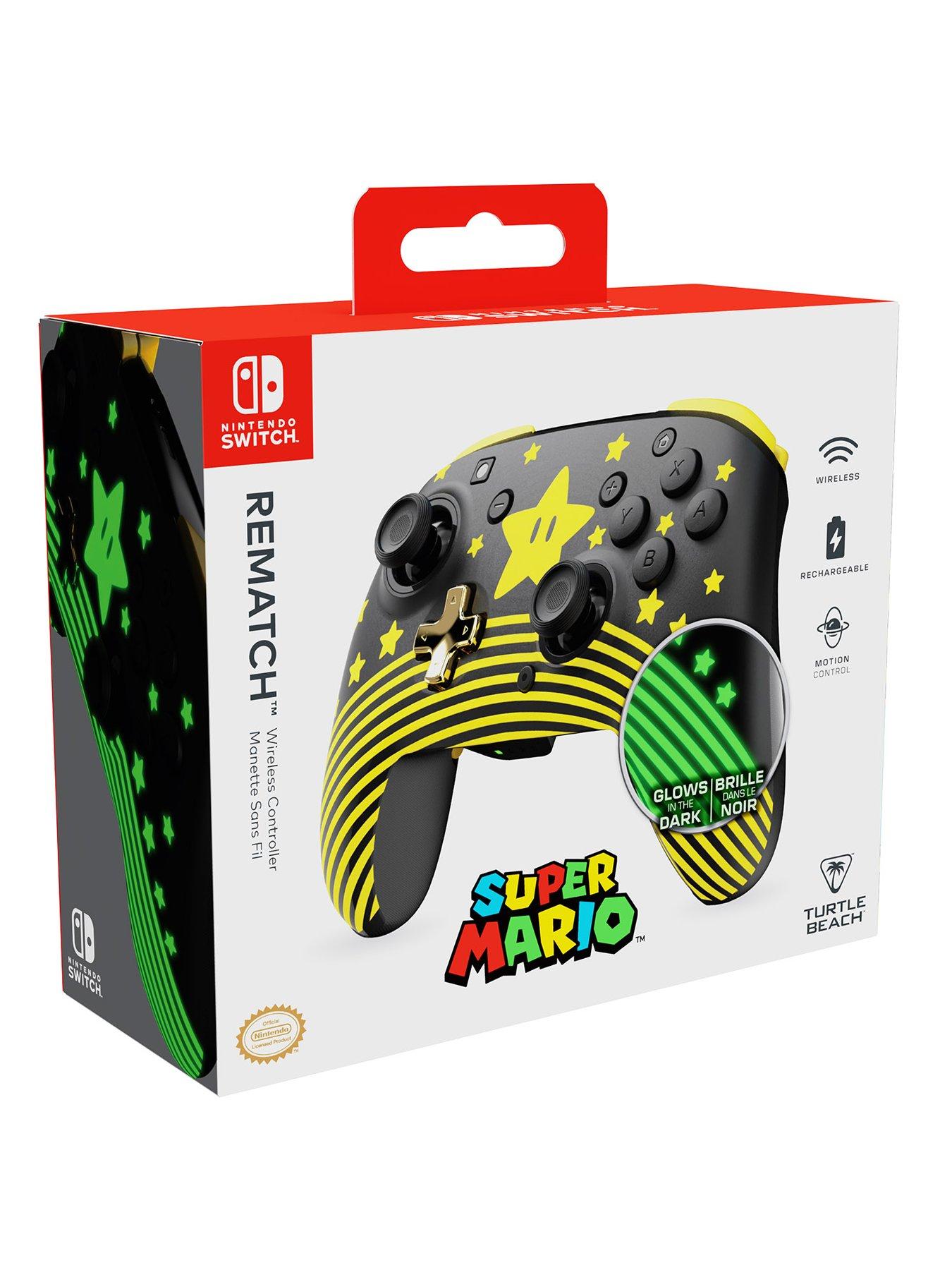 Image 2 of 8 of Turtle Beach Rematch Wireless - NS - Super Mario Star