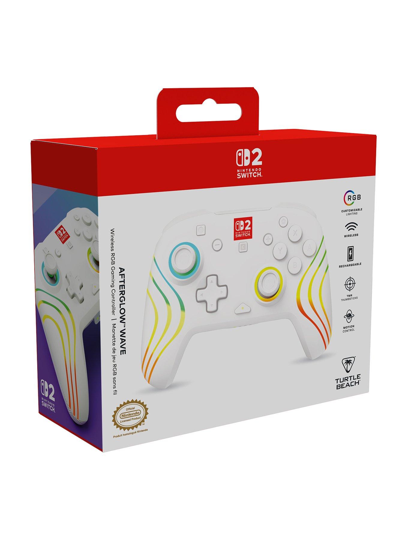 Image 2 of 8 of Turtle Beach Afterglow Wave Wireless Â· NS2 Â· White