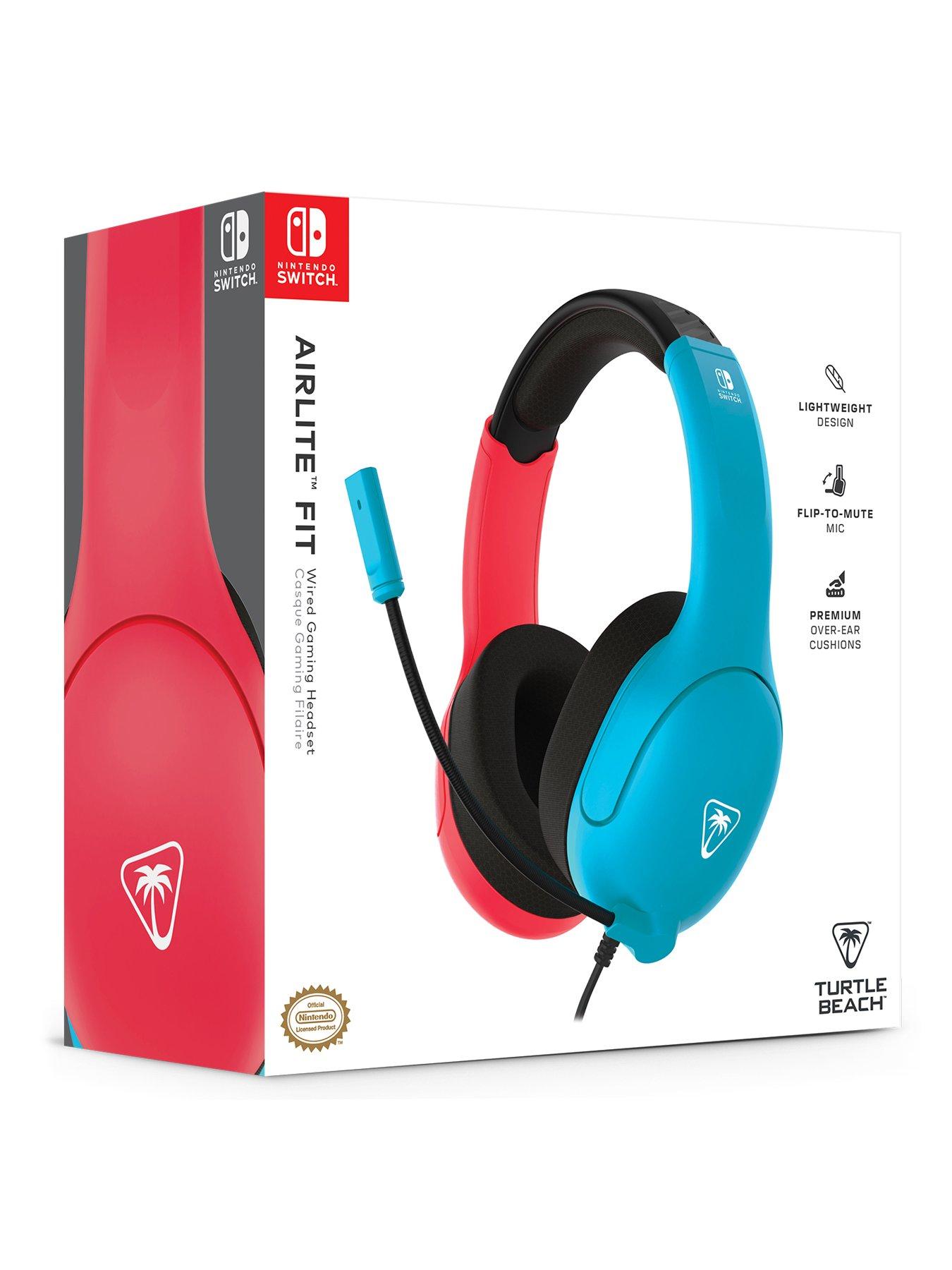 Image 2 of 8 of Turtle Beach Airlite Fit Headset -&nbsp;NS - Neon Blue &amp; Red