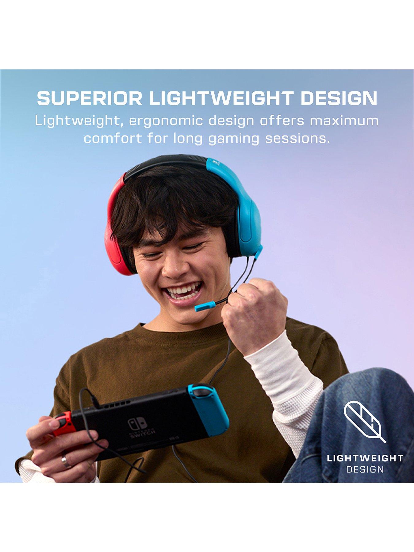 Image 6 of 8 of Turtle Beach Airlite Fit Headset -&nbsp;NS - Neon Blue &amp; Red