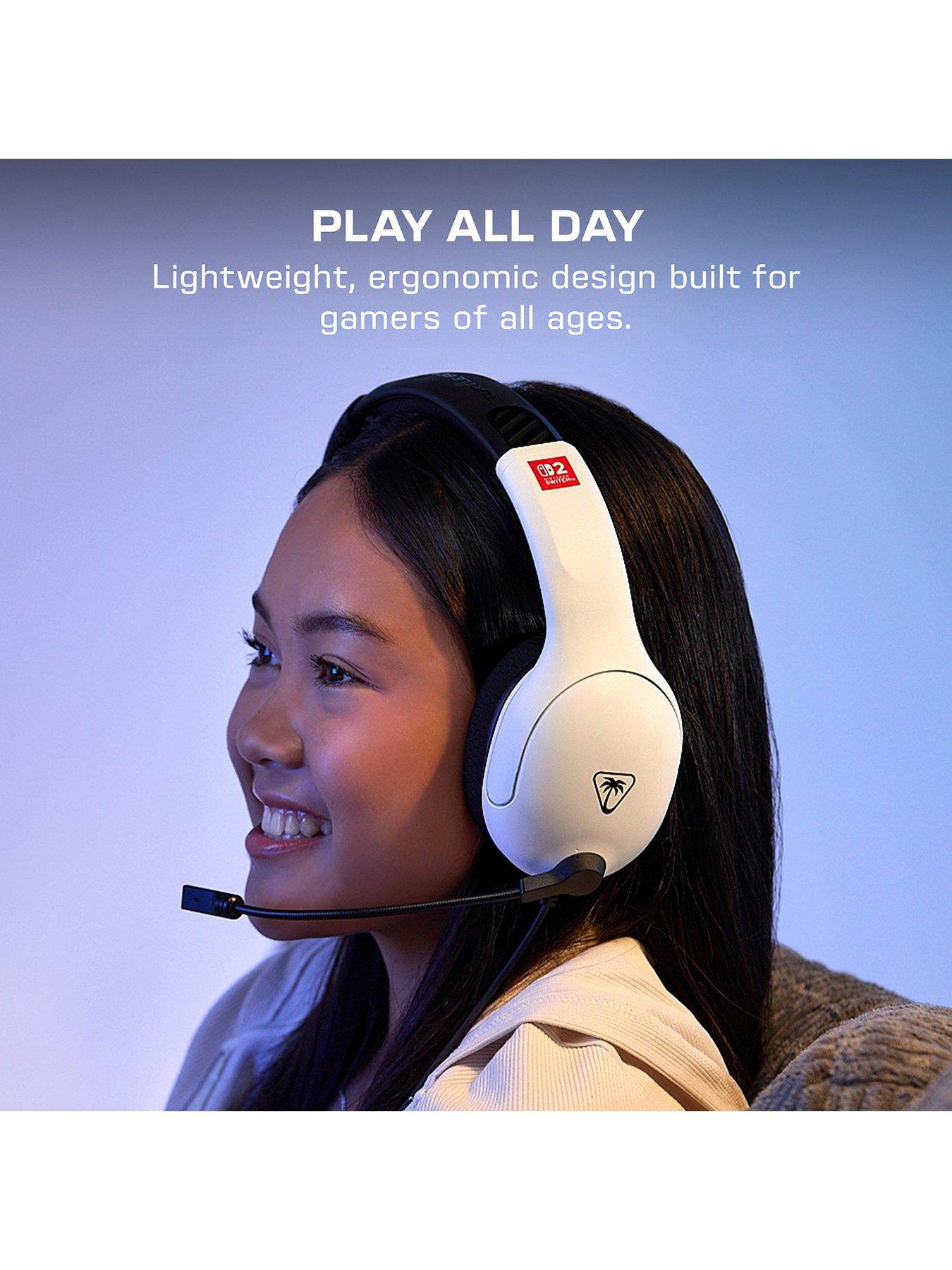 Image 7 of 8 of Turtle Beach Airlite Fit Headset - NS2 - Black &amp; White