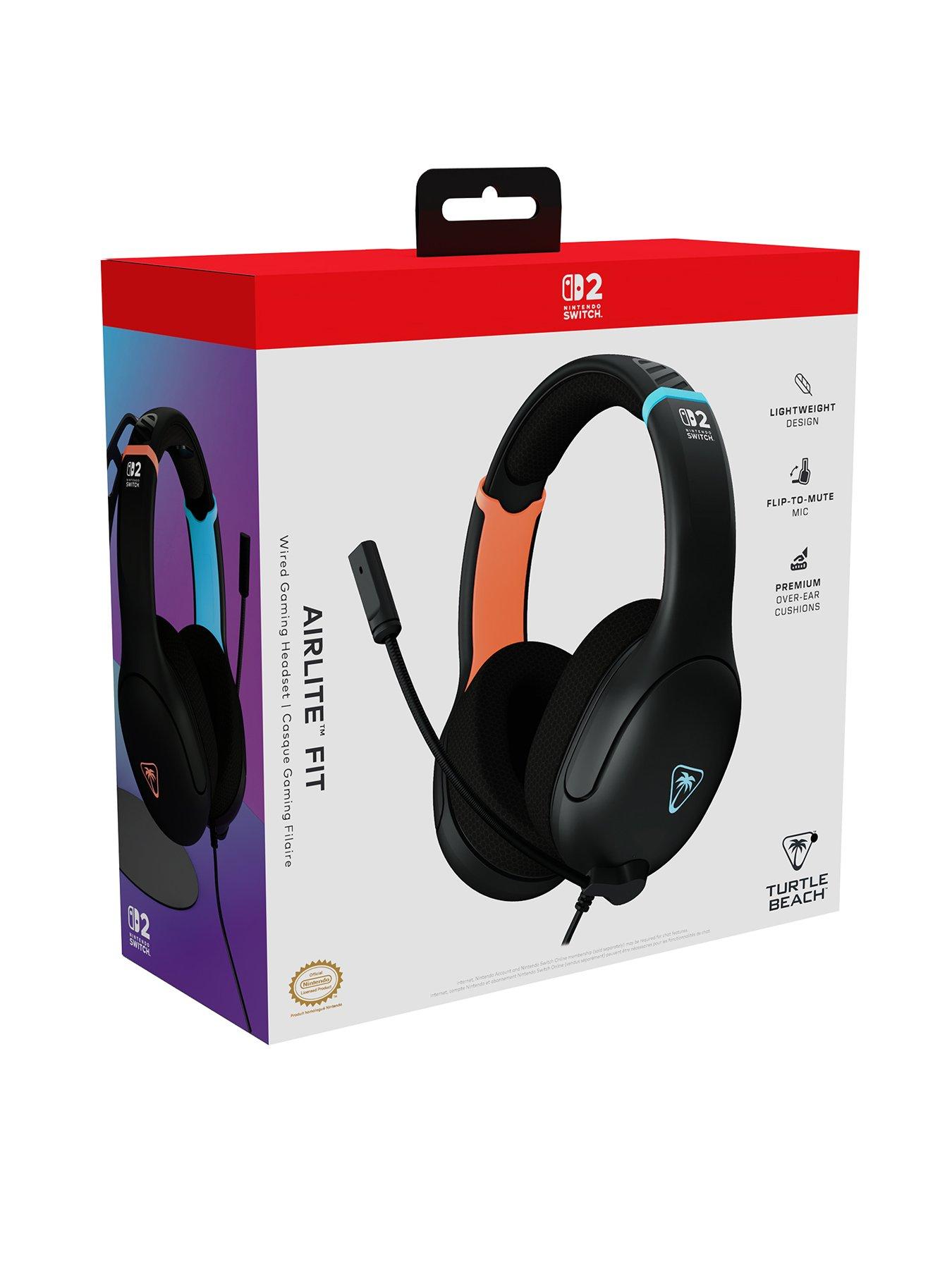 Image 2 of 8 of Turtle Beach Airlite Fit Headset -&nbsp;NS2 - Charcoal Black