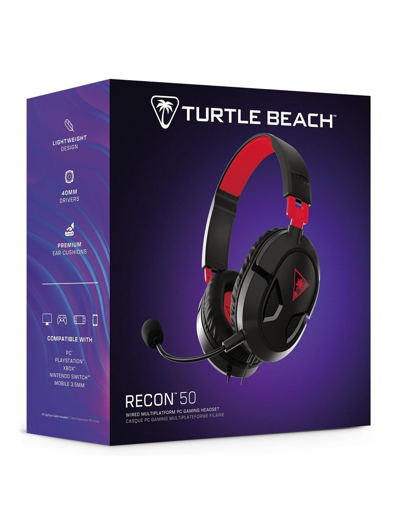 Image 2 of 8 of Turtle Beach Recon 50 -&nbsp;PC - Black &amp; Red