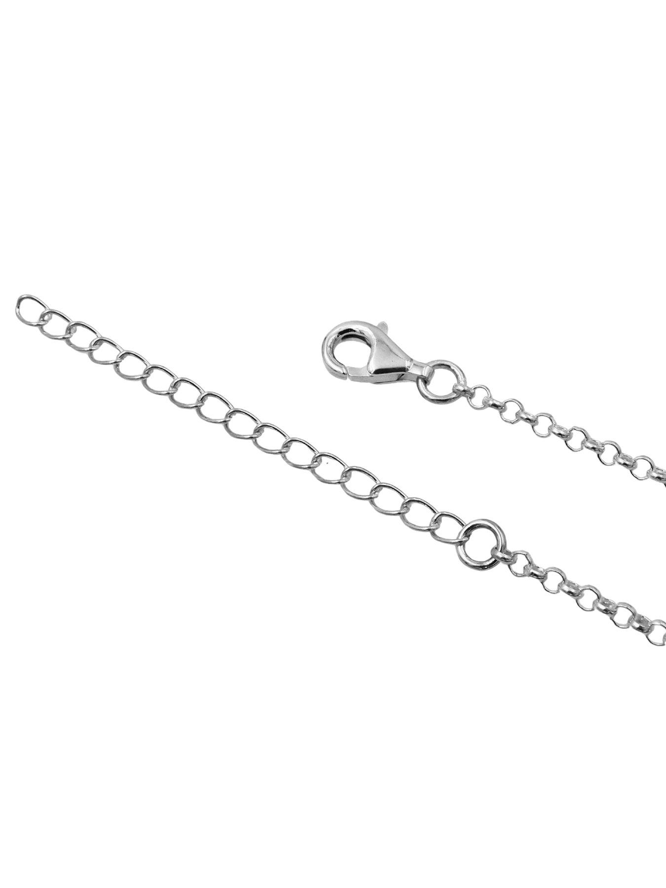 Image 3 of 3 of The Edit HS Edit T-BAR Sterling Silver Medium T-Bar Necklace