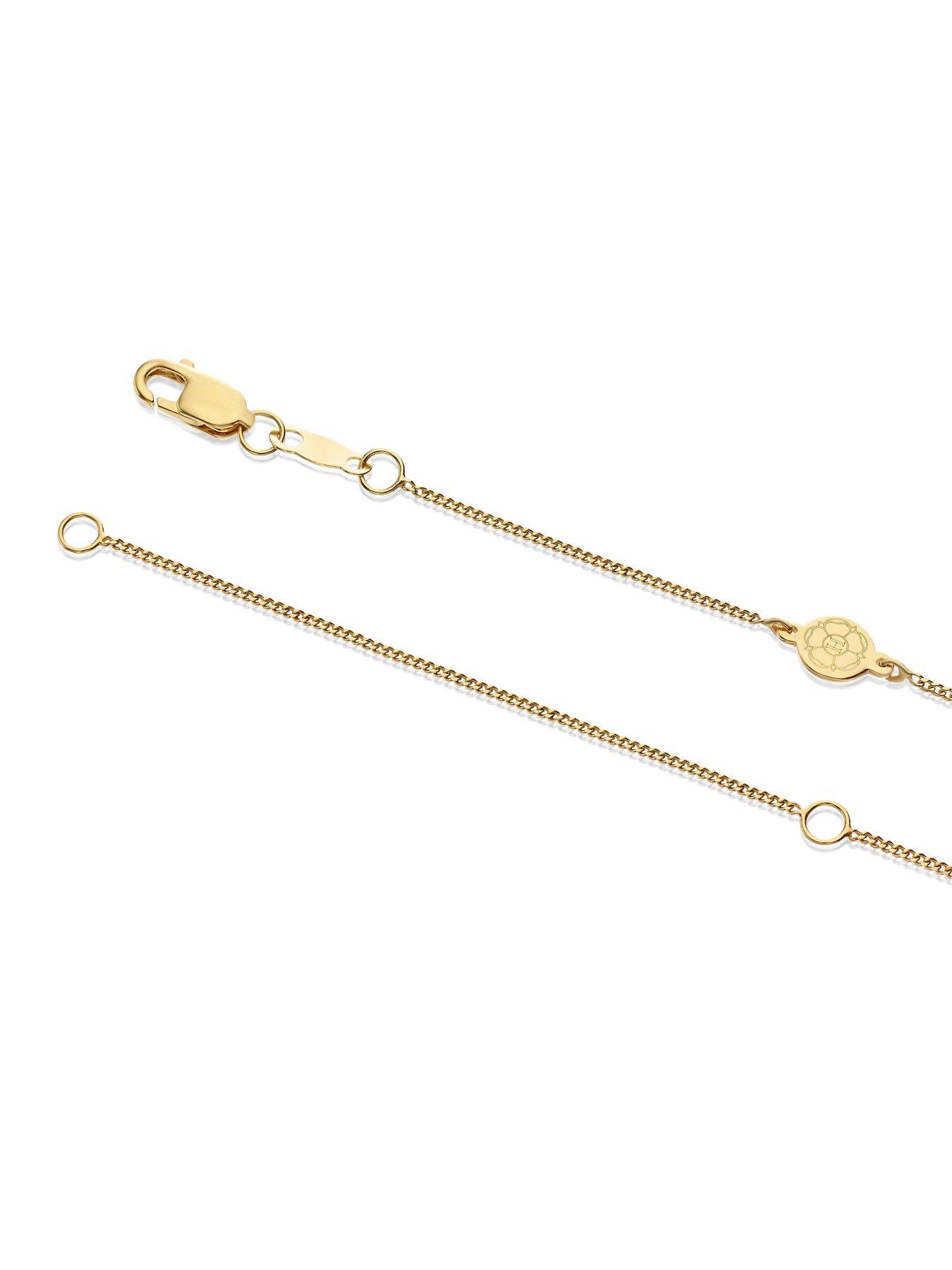 Image 4 of 6 of Harriet Sterling Silver &amp; 18Ct Plated Vermeil 0.50Ct Lab-Grown Diamond Heart Pendant Necklace - Gold
