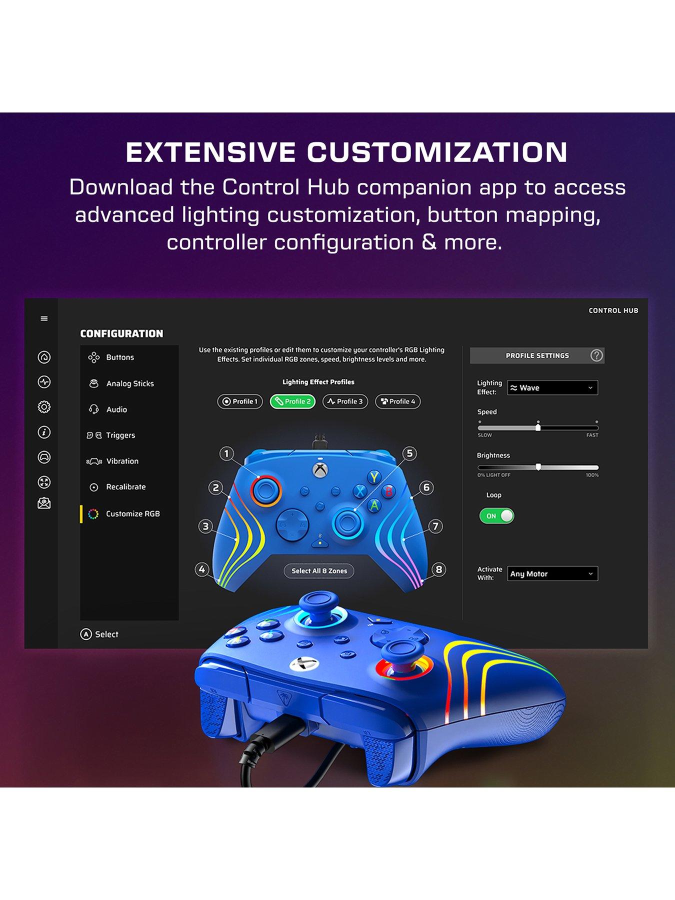 Image 7 of 8 of Turtle Beach Afterglow Wave Wired Controller -&nbsp;XB - Blue