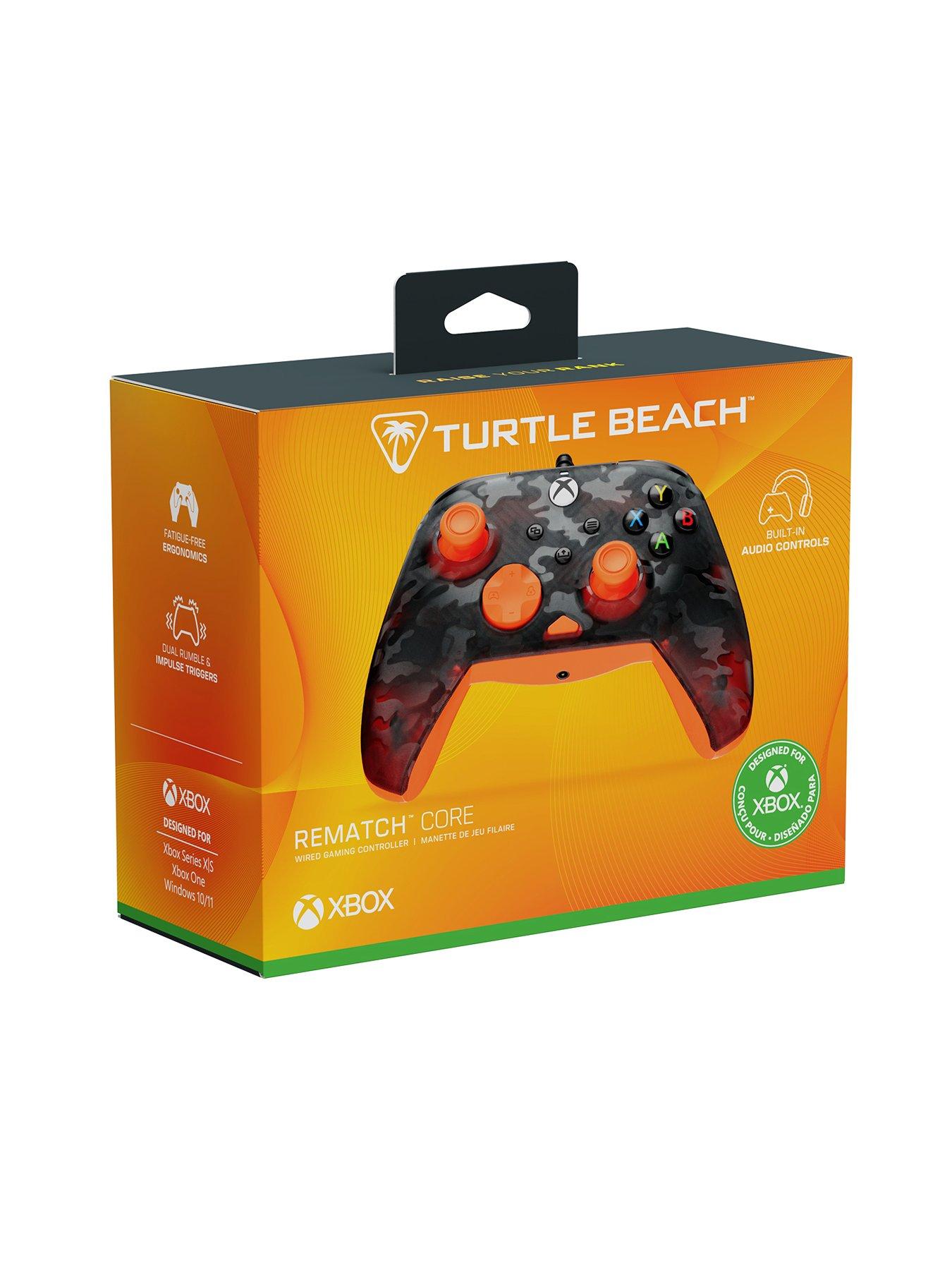Image 2 of 7 of Turtle Beach Rematch Core Wired Controller - XB - Ghost Camo Black &amp; Orange