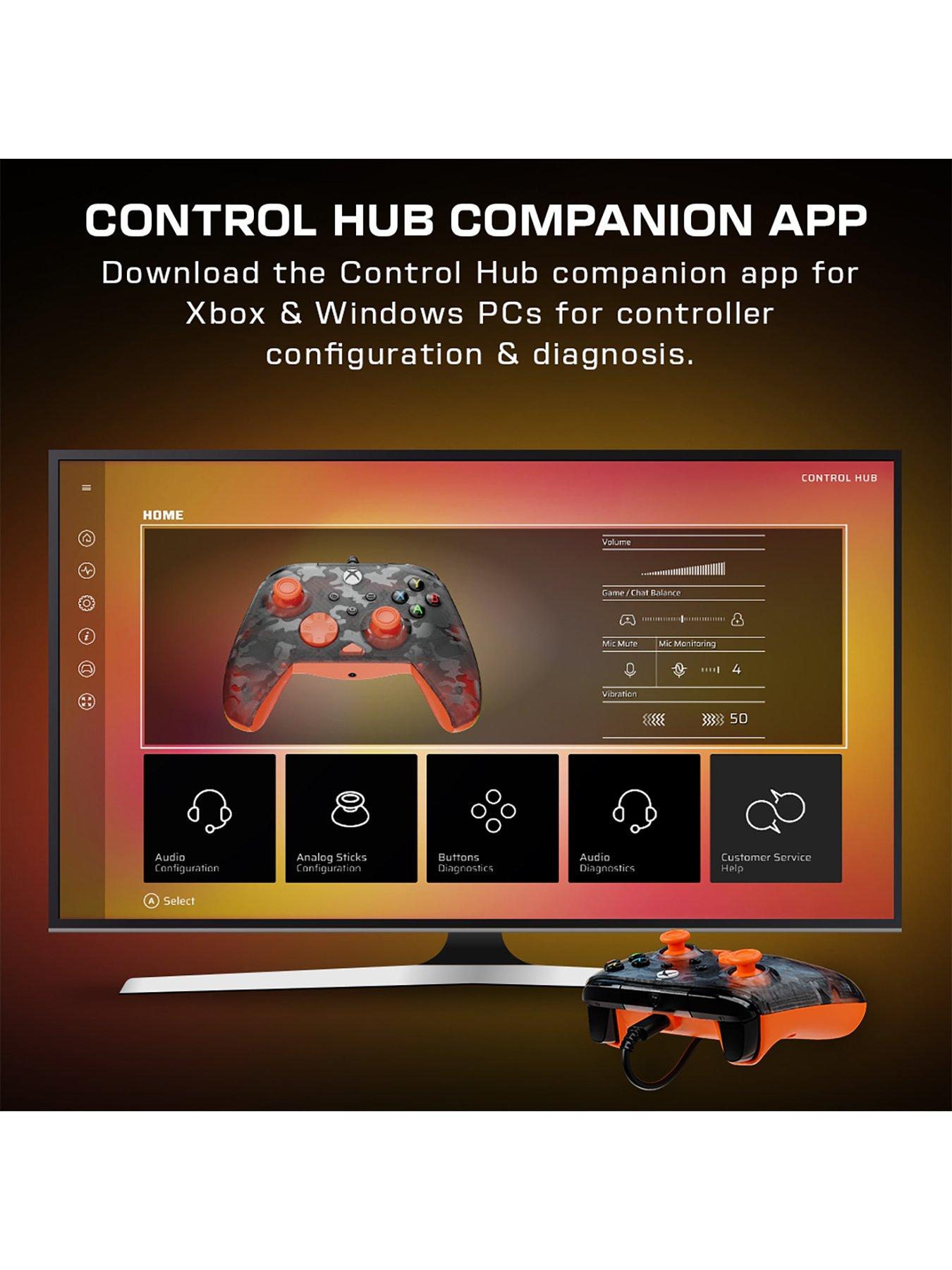 Image 5 of 7 of Turtle Beach Rematch Core Wired Controller - XB - Ghost Camo Black &amp; Orange