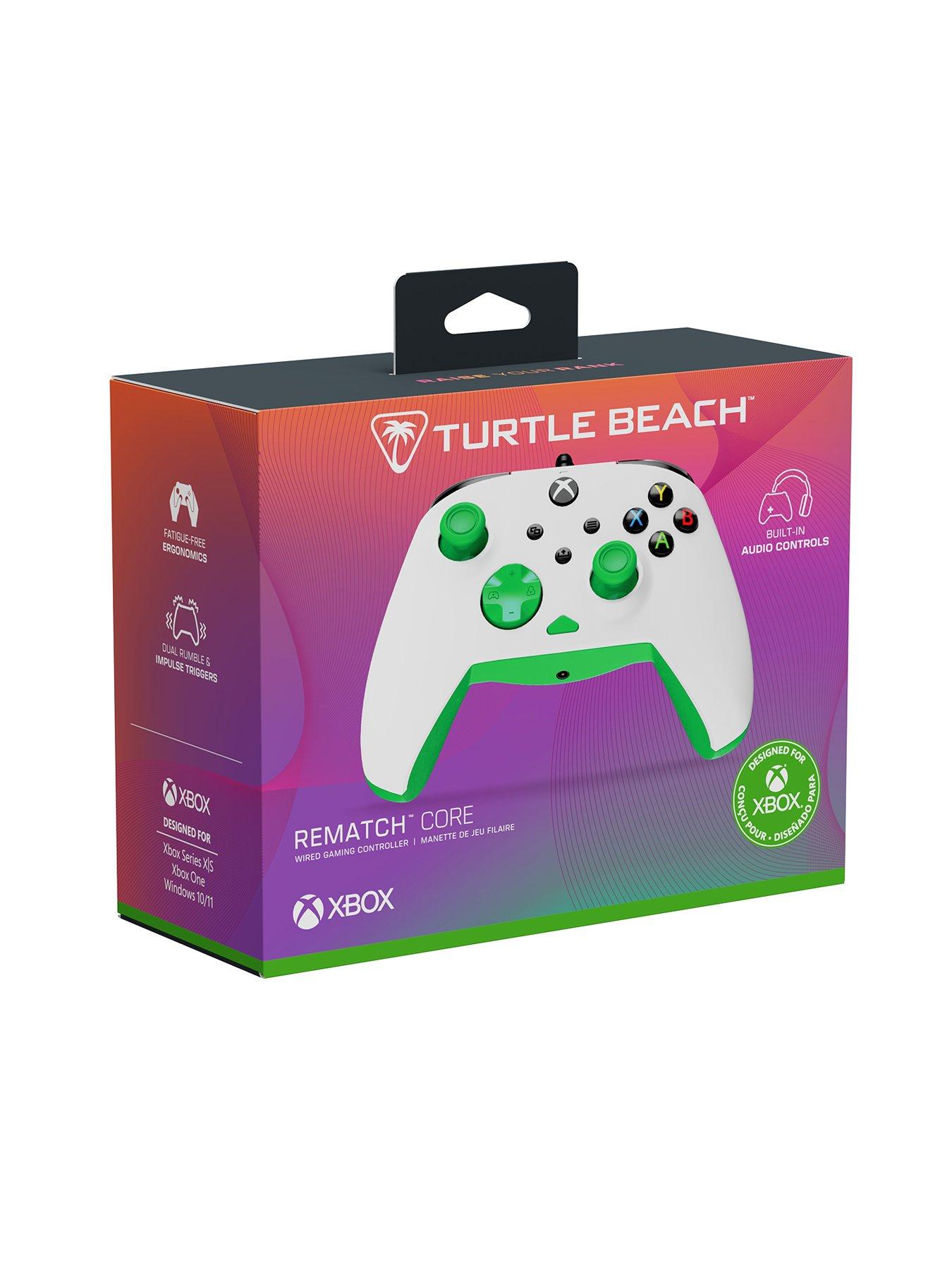 Image 2 of 7 of Turtle Beach Rematch Core Wired Controller -&nbsp;XB - White Green