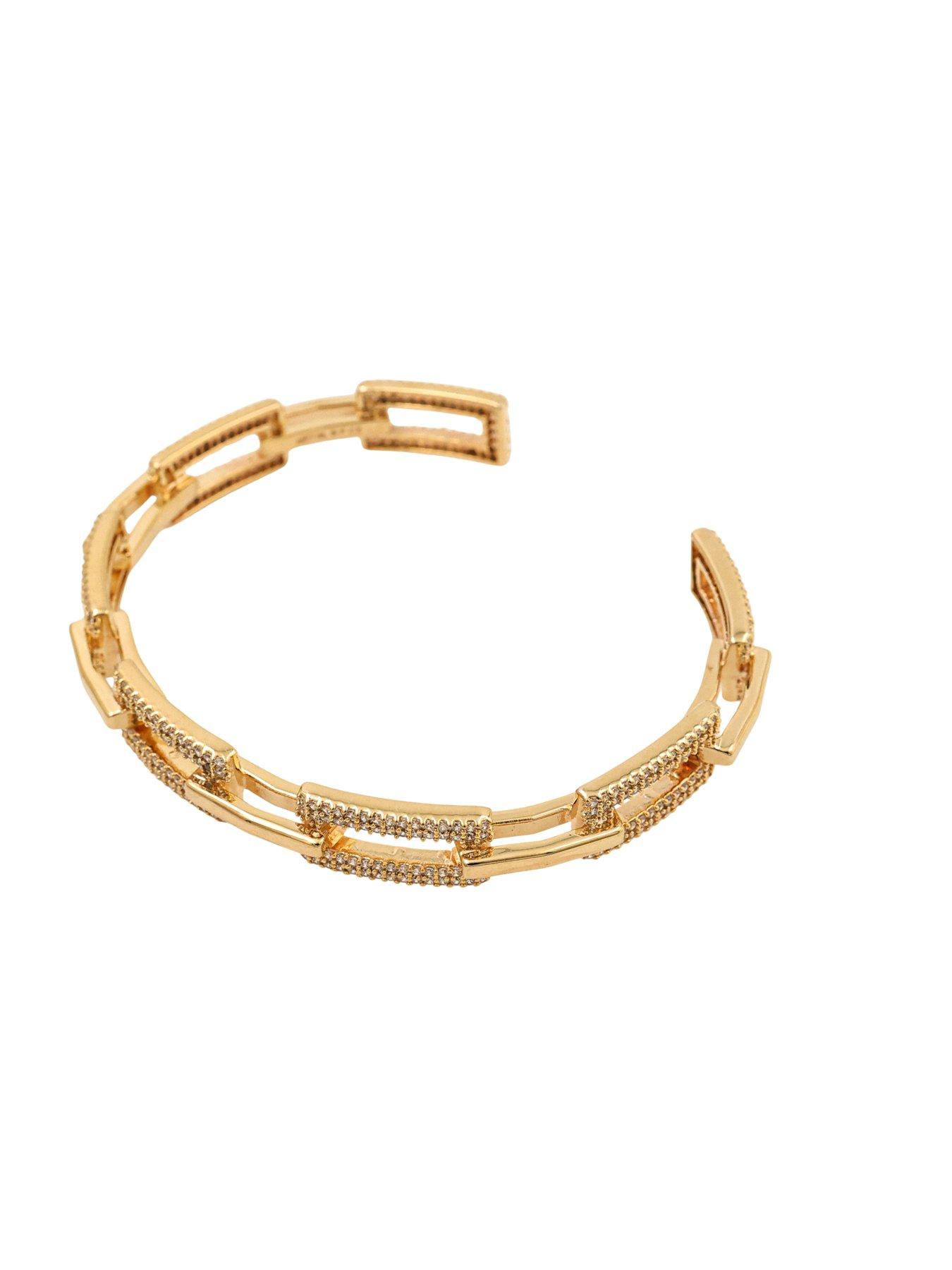 the-edit-hs-edit-chains-18ct-yellow-gold-plate-cubic-zirconia-square-link-bangleback