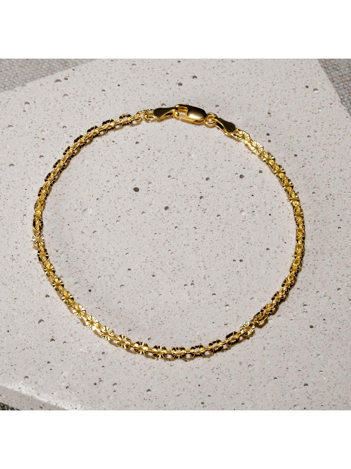 kleora-iris-modern-electrum-725-diamond-cut-oval-rolo-link-chain-braceletstillFront