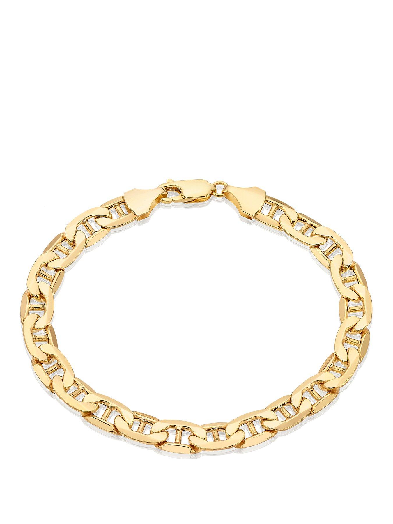 Image 1 of 3 of H. Samuel 9ct Yellow Gold 7Inch Anchor Bracelet