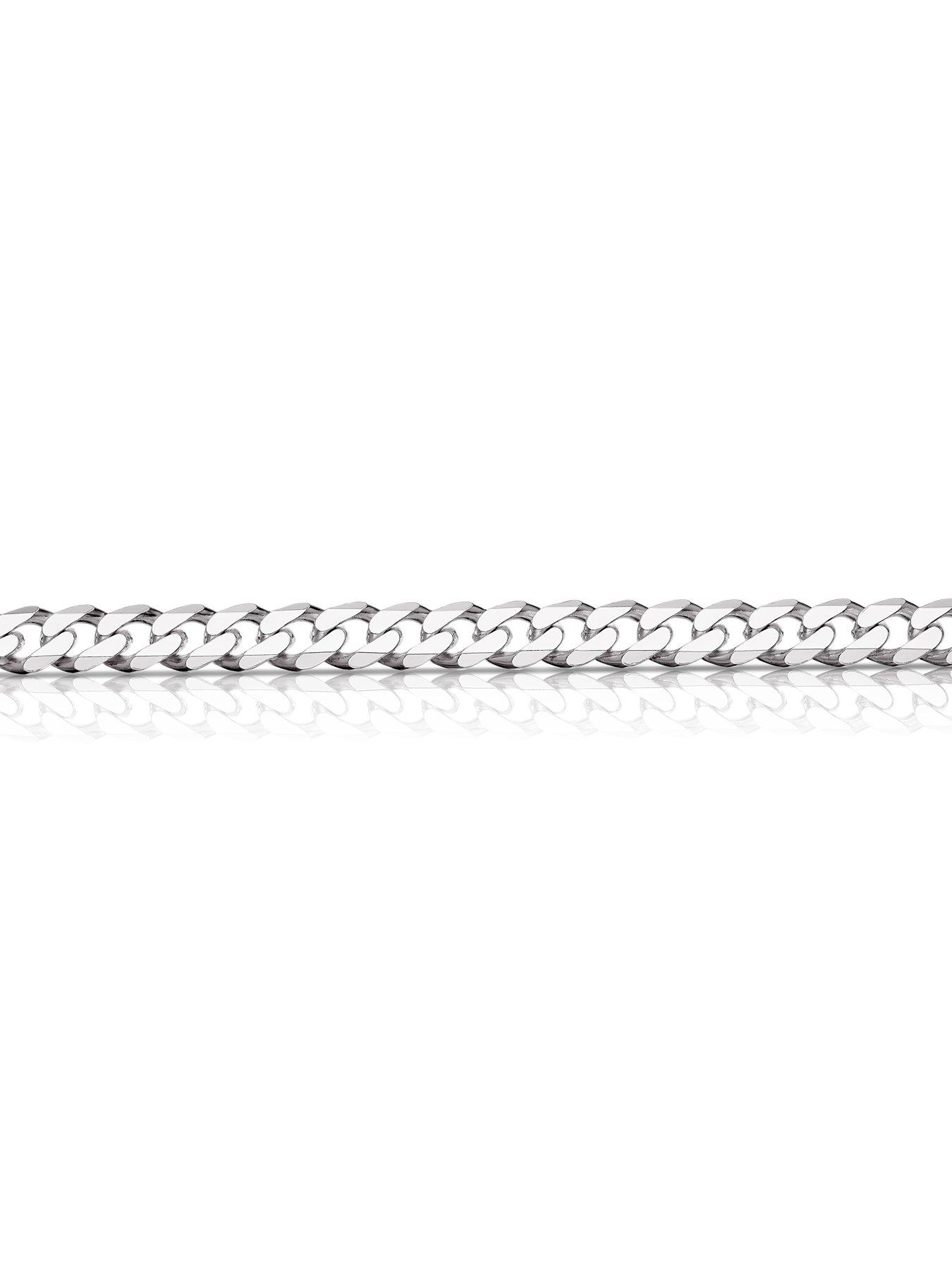 h-samuel-sterling-silver-mens-85-curb-chain-braceletstillFront