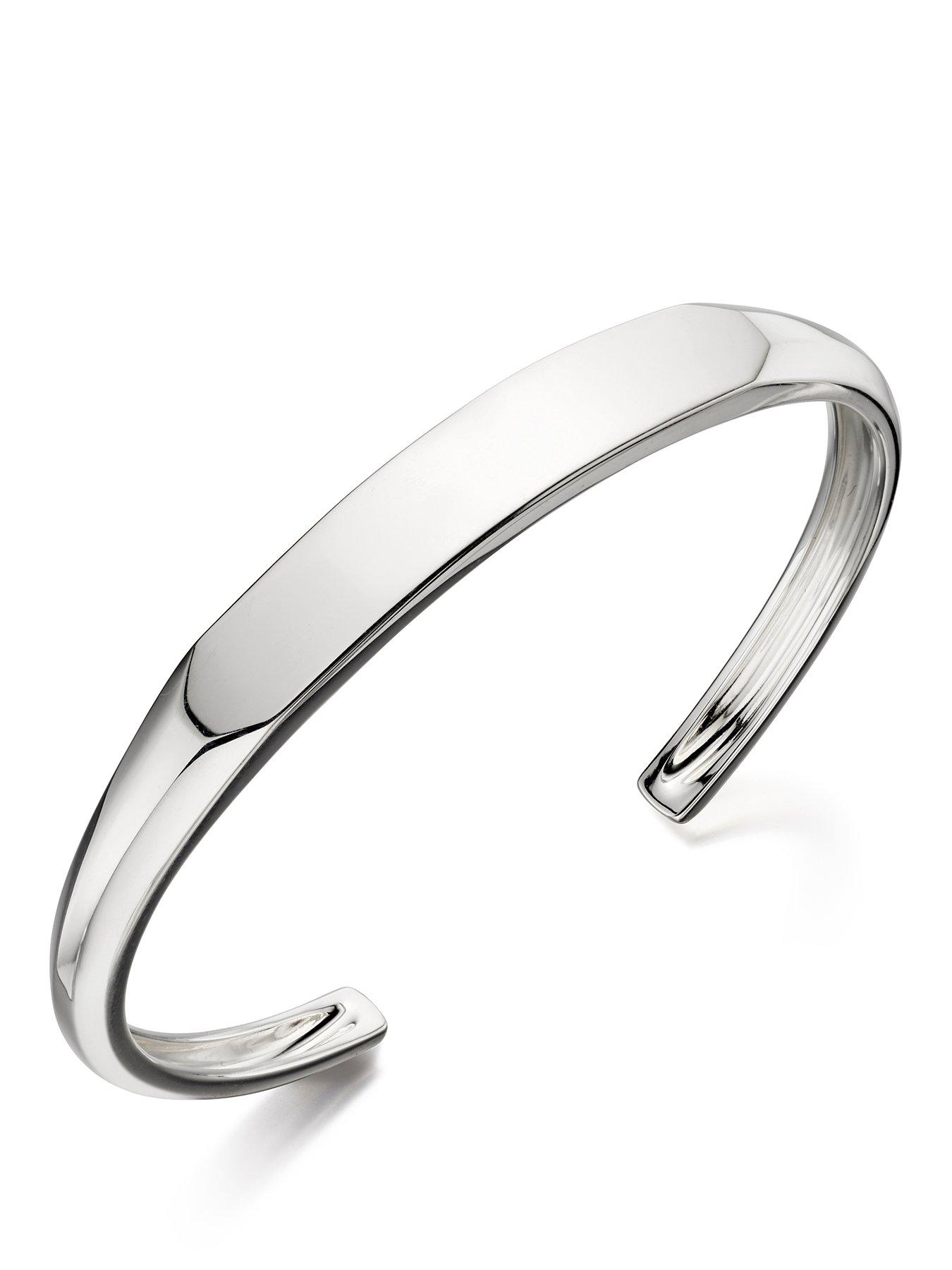 Image 1 of 1 of Ernest Jones Sterling Silver Bangle Bracelet