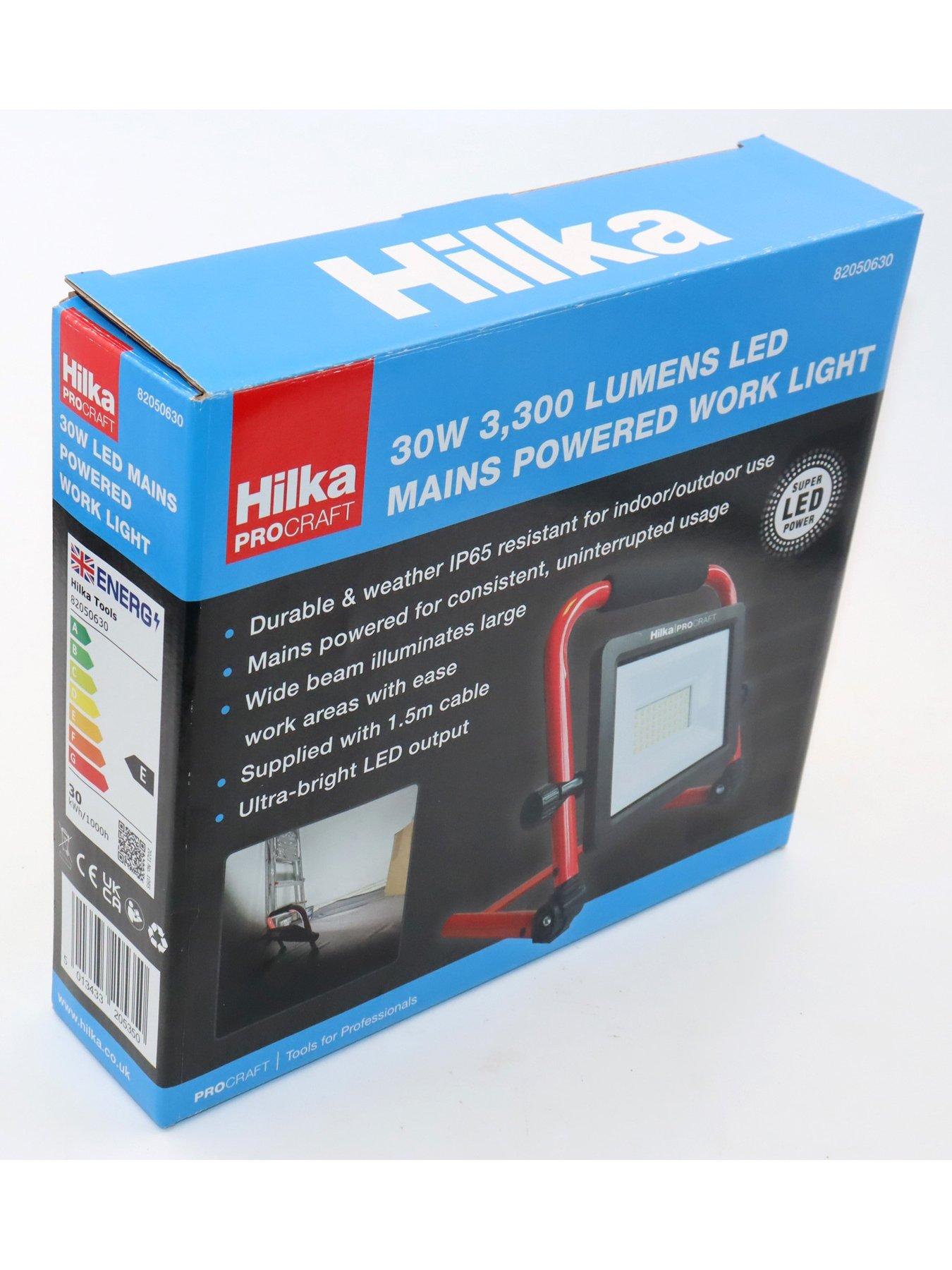 Image 7 of 7 of Hilka 30W 3,300 Lumens LED Mains Powered Work Light