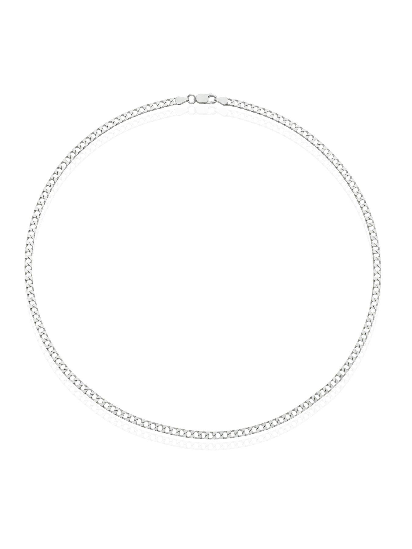 h-samuel-sterling-silver-mens-flat-curb-chain-24-necklacestillFront
