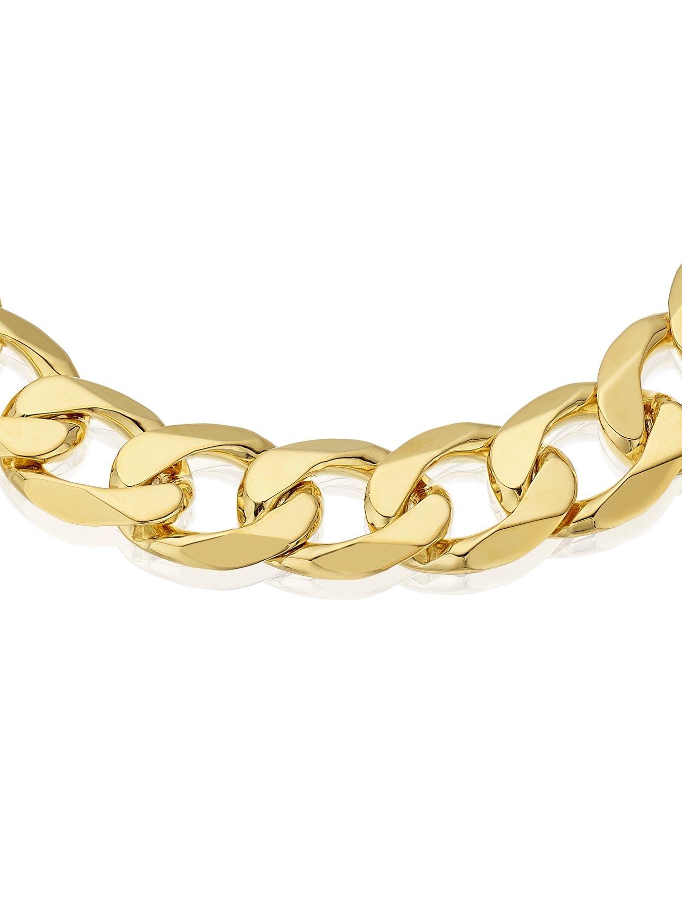 ernest-jones-9ct-mens-9-solid-curb-chain-bracelet-goldstillFront