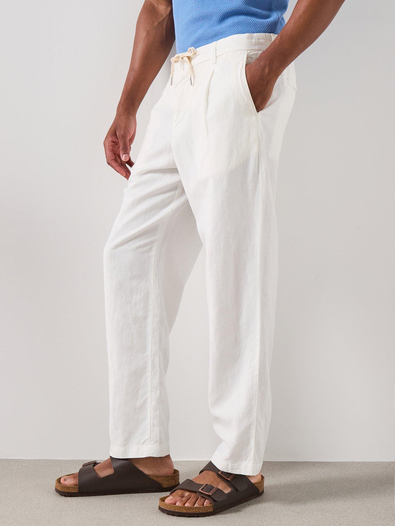 Mango Sants Trousers - White