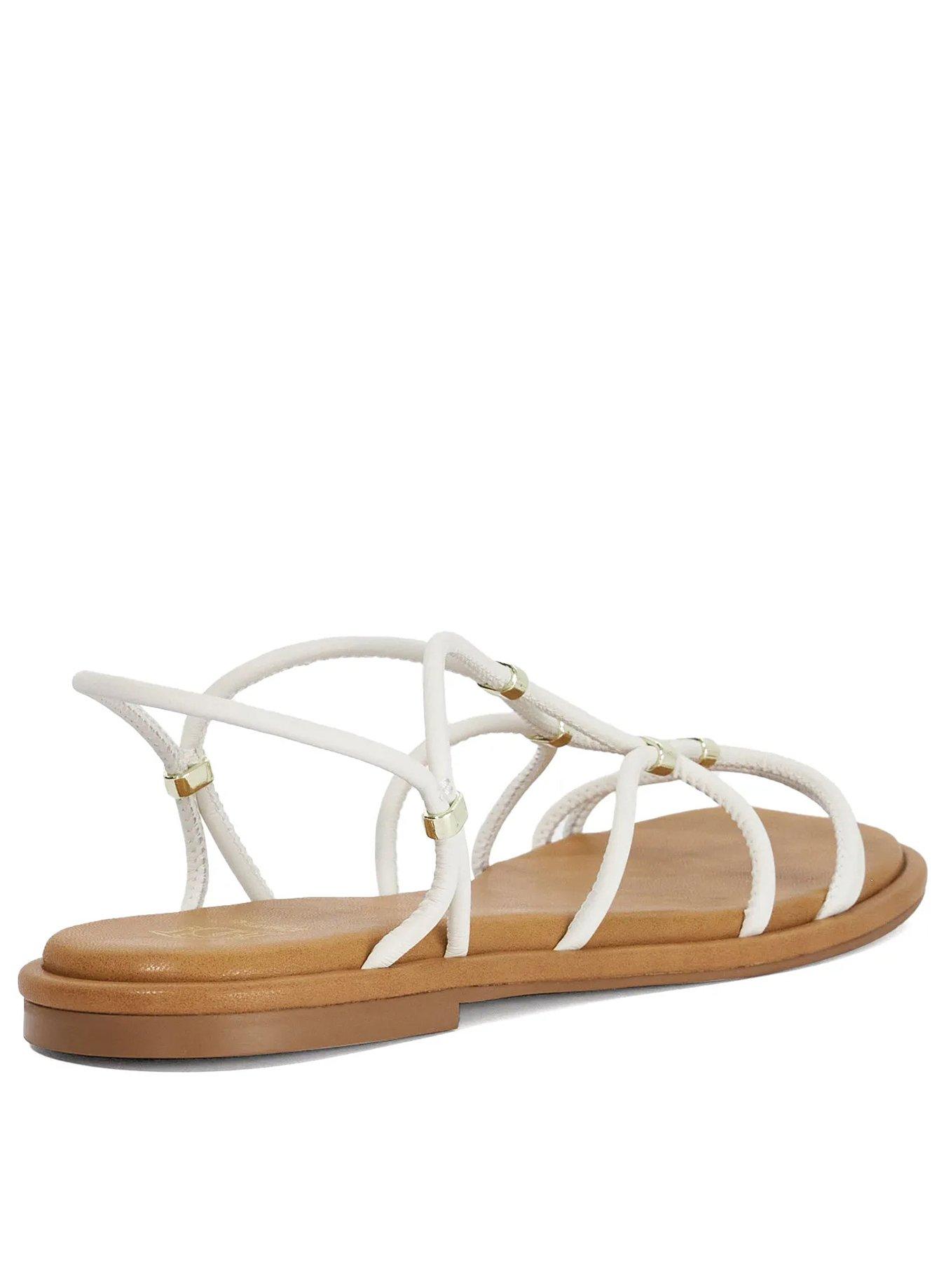 Image 3 of 5 of Dune London Leola Casual Sandals - White