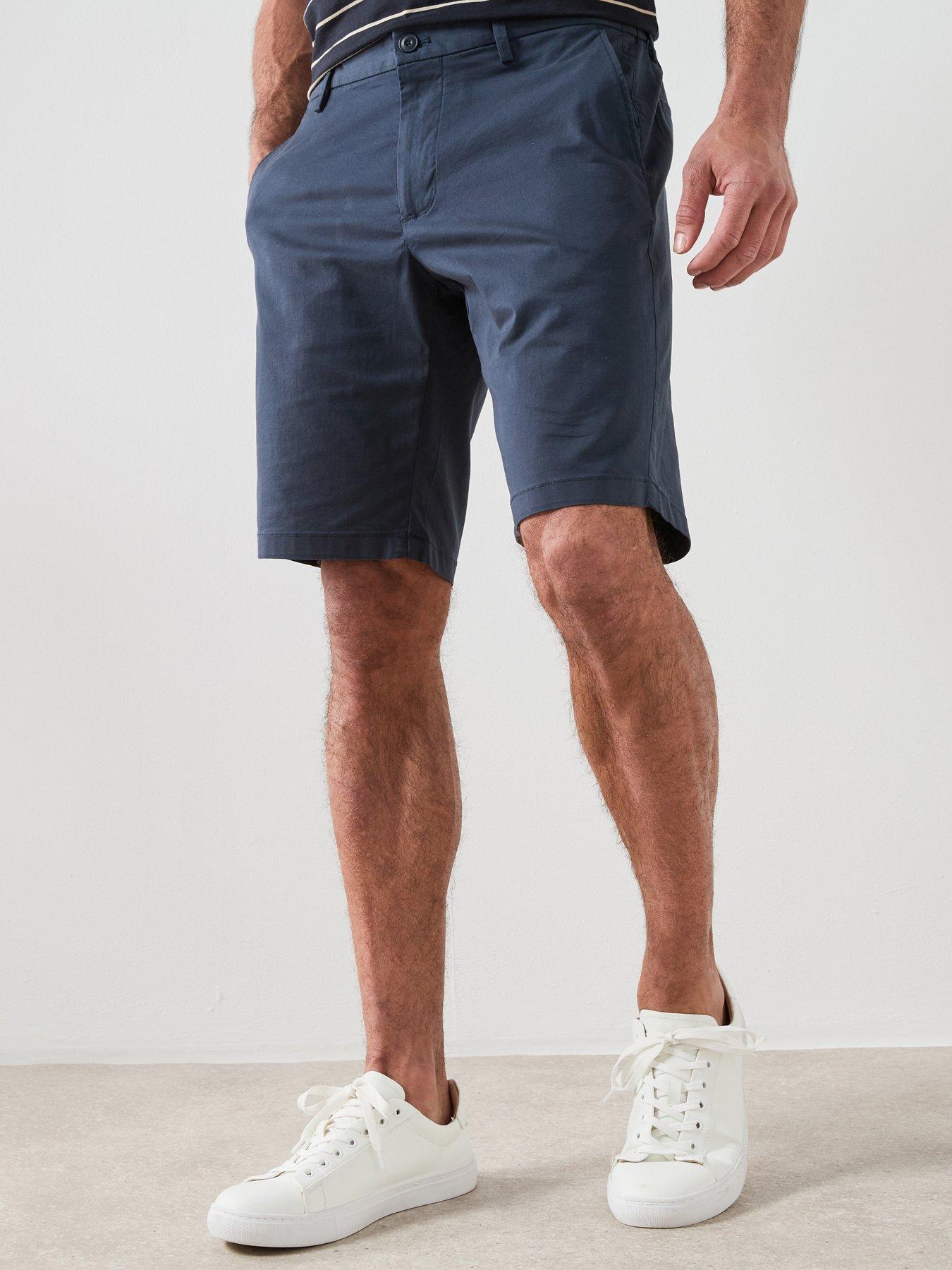 Image 1 of 5 of Mango Gracia Shorts - Navy