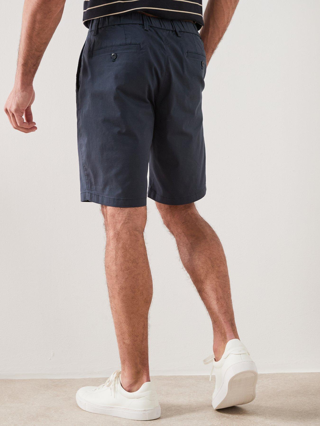 Image 2 of 5 of Mango Gracia Shorts - Navy