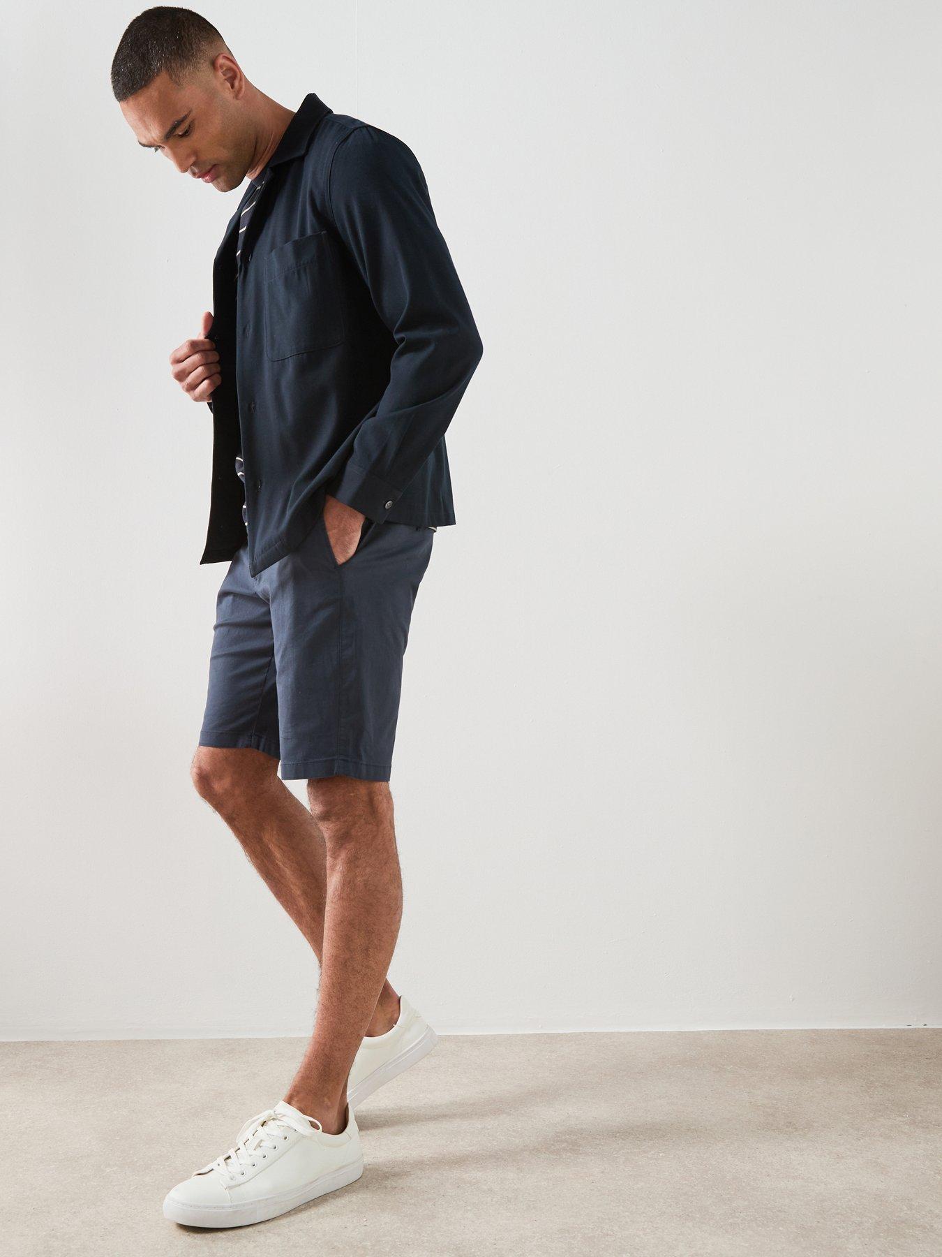 Image 3 of 5 of Mango Gracia Shorts - Navy
