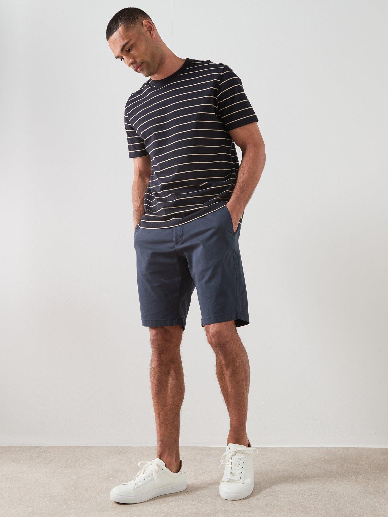 Image 4 of 5 of Mango Gracia Shorts - Navy