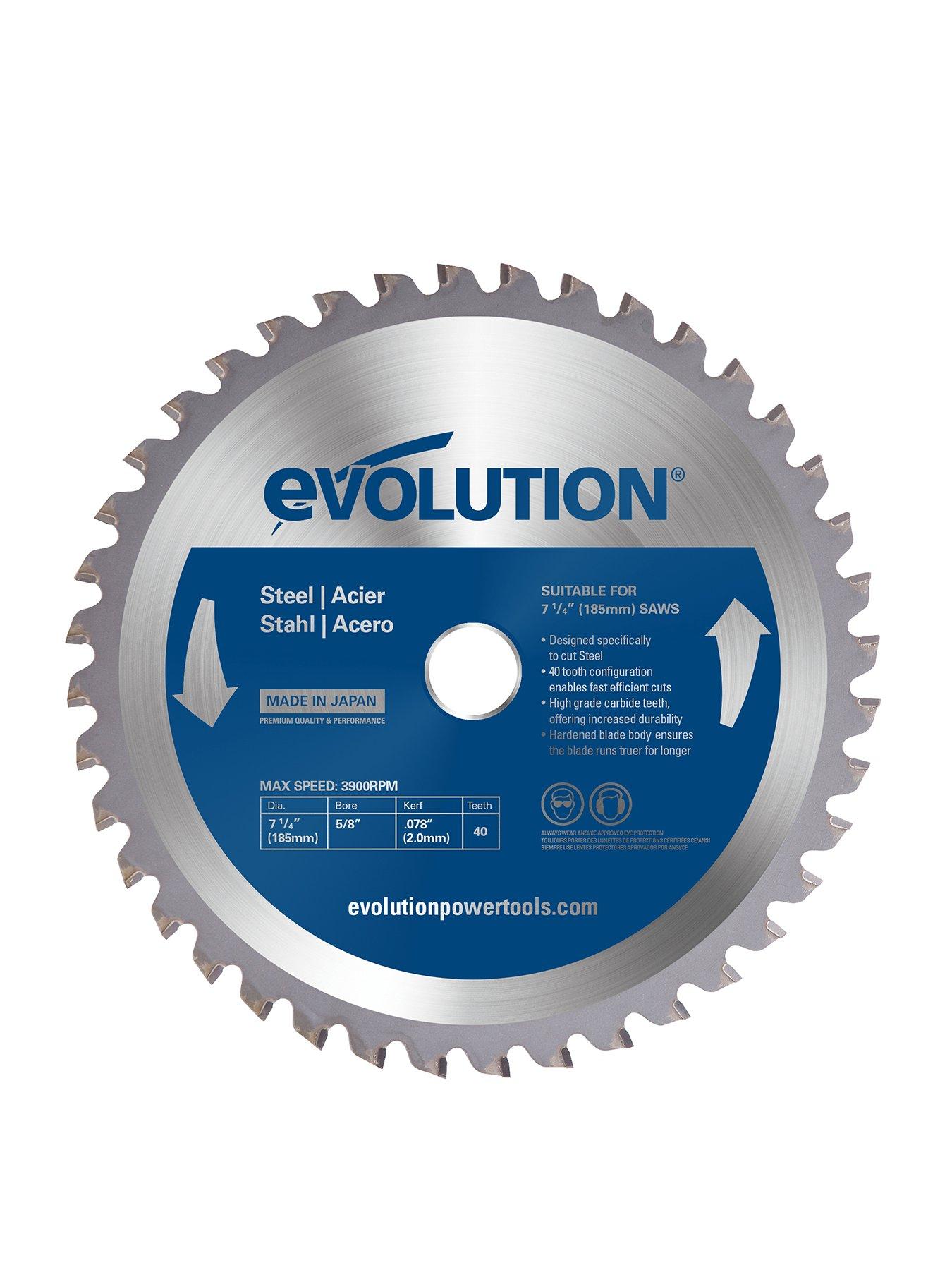 Evolution 185mm Mild Steel Circ Saw Blade