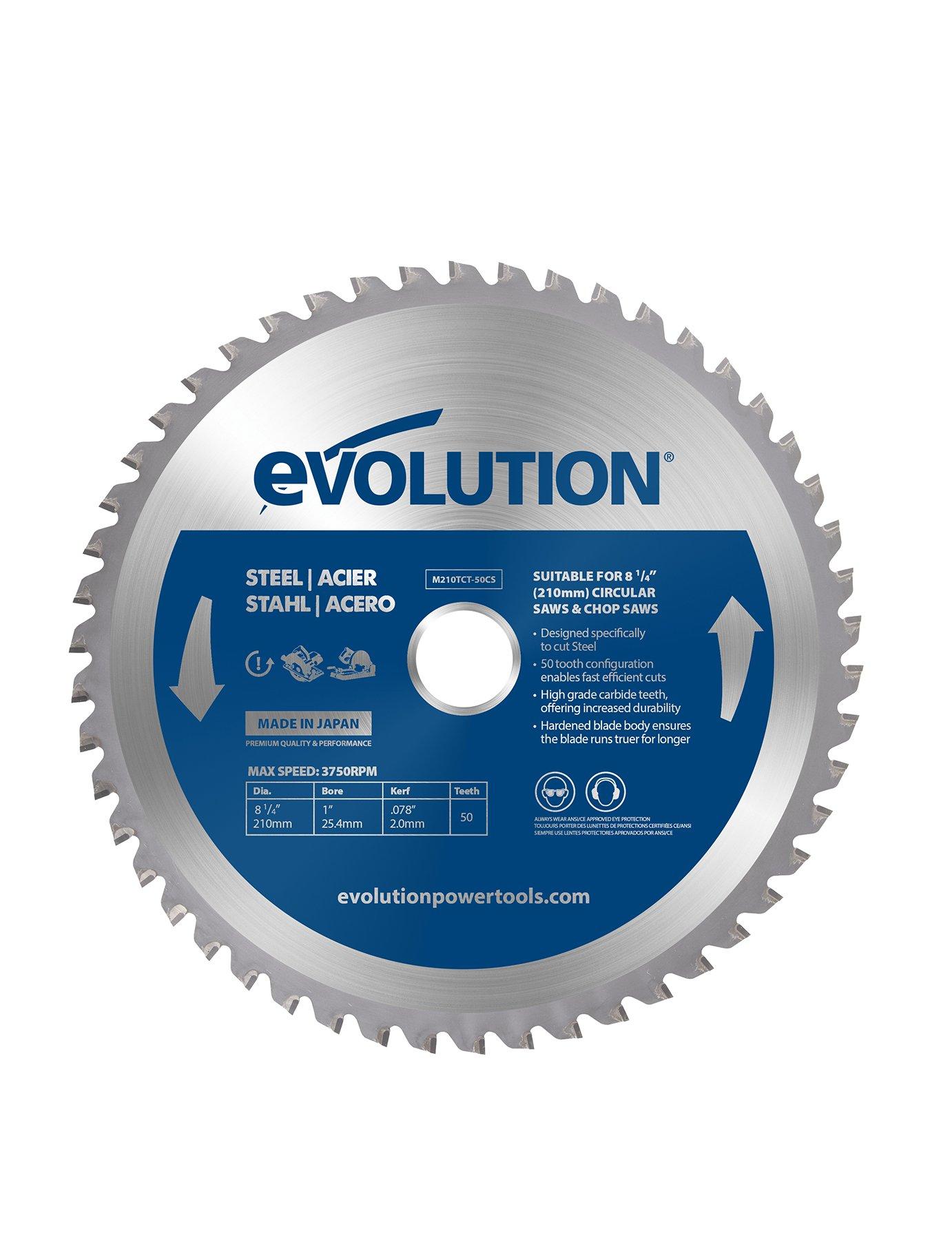 Evolution 210mm Mild Steel Mitre Saw Blade