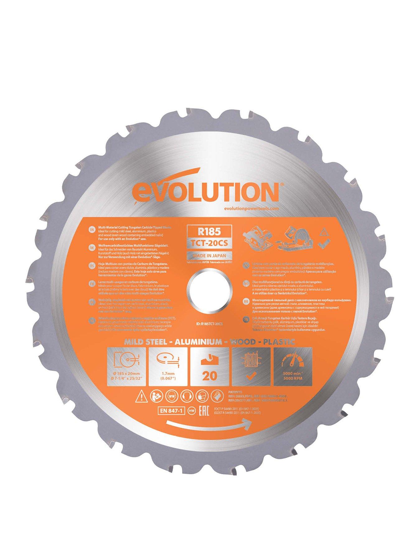 Evolution 185mm Multi Material Circ Saw Blade