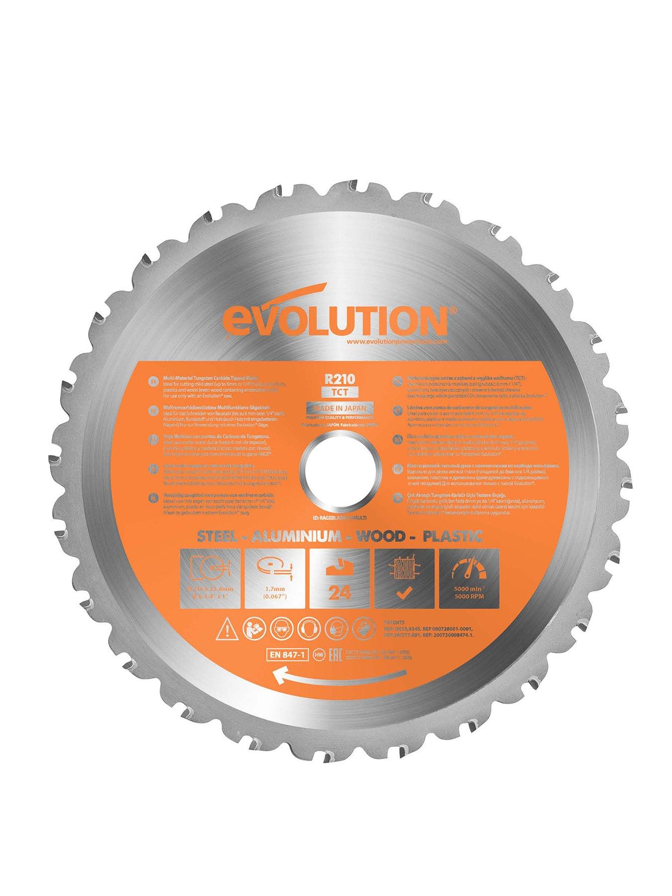 Evolution 210mm Multi Material Mitre Saw Blade