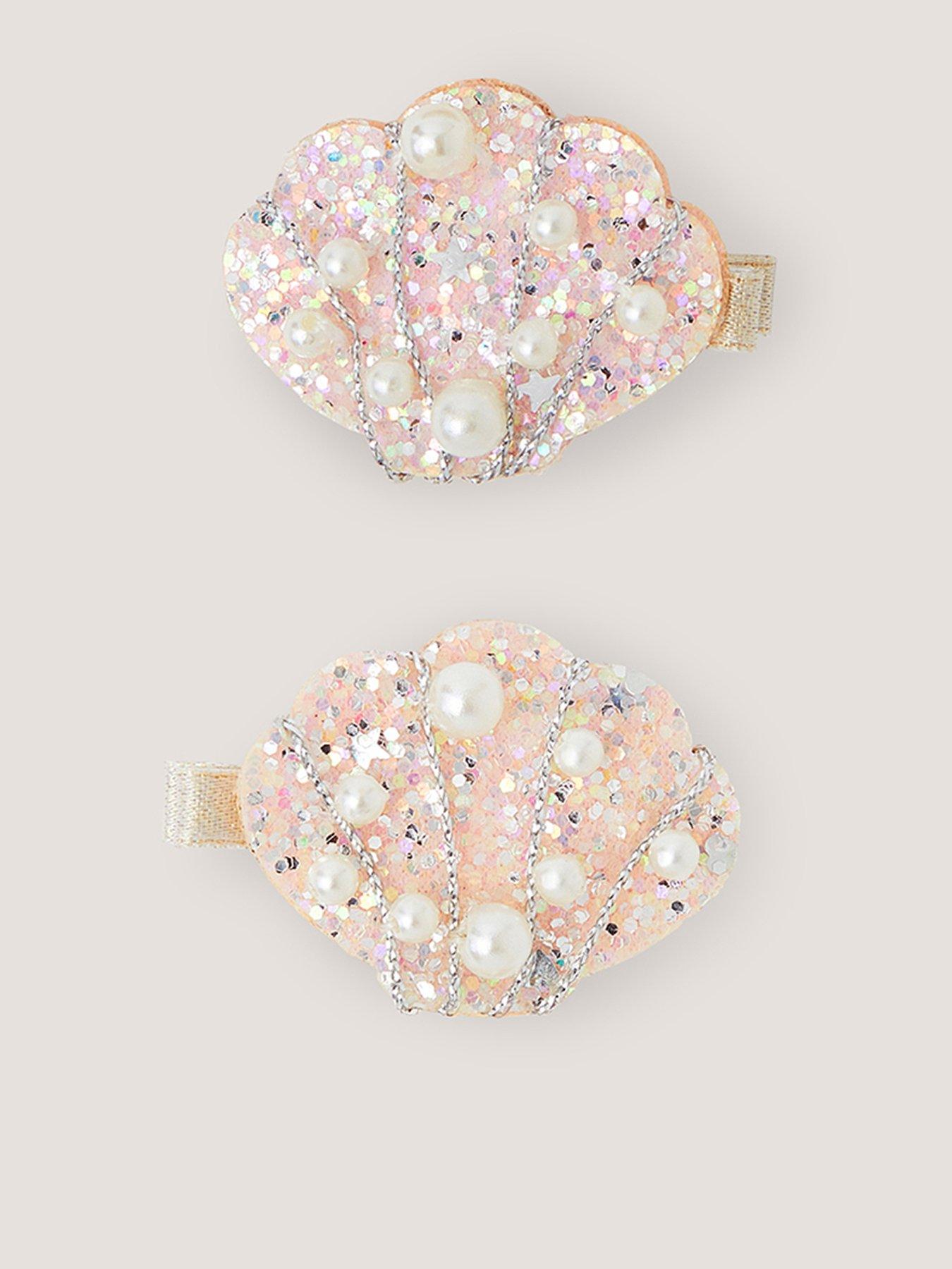 Image 1 of 2 of Monsoon Girls 2 Pack Shelly Clips - Multi