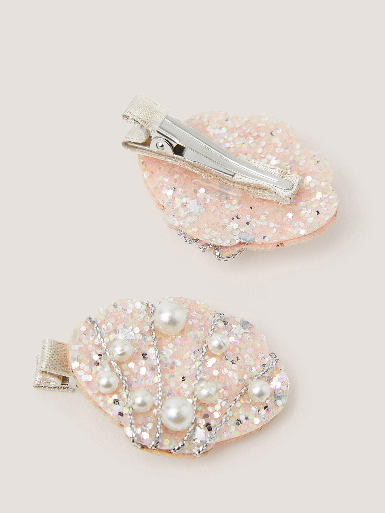 Image 2 of 2 of Monsoon Girls 2 Pack Shelly Clips - Multi