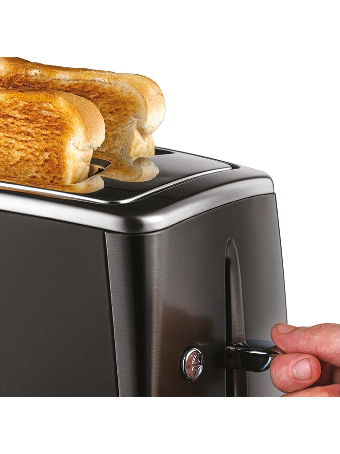 Image 3 of 7 of Russell Hobbs Luna 2 Slice Toaster - Matte Black